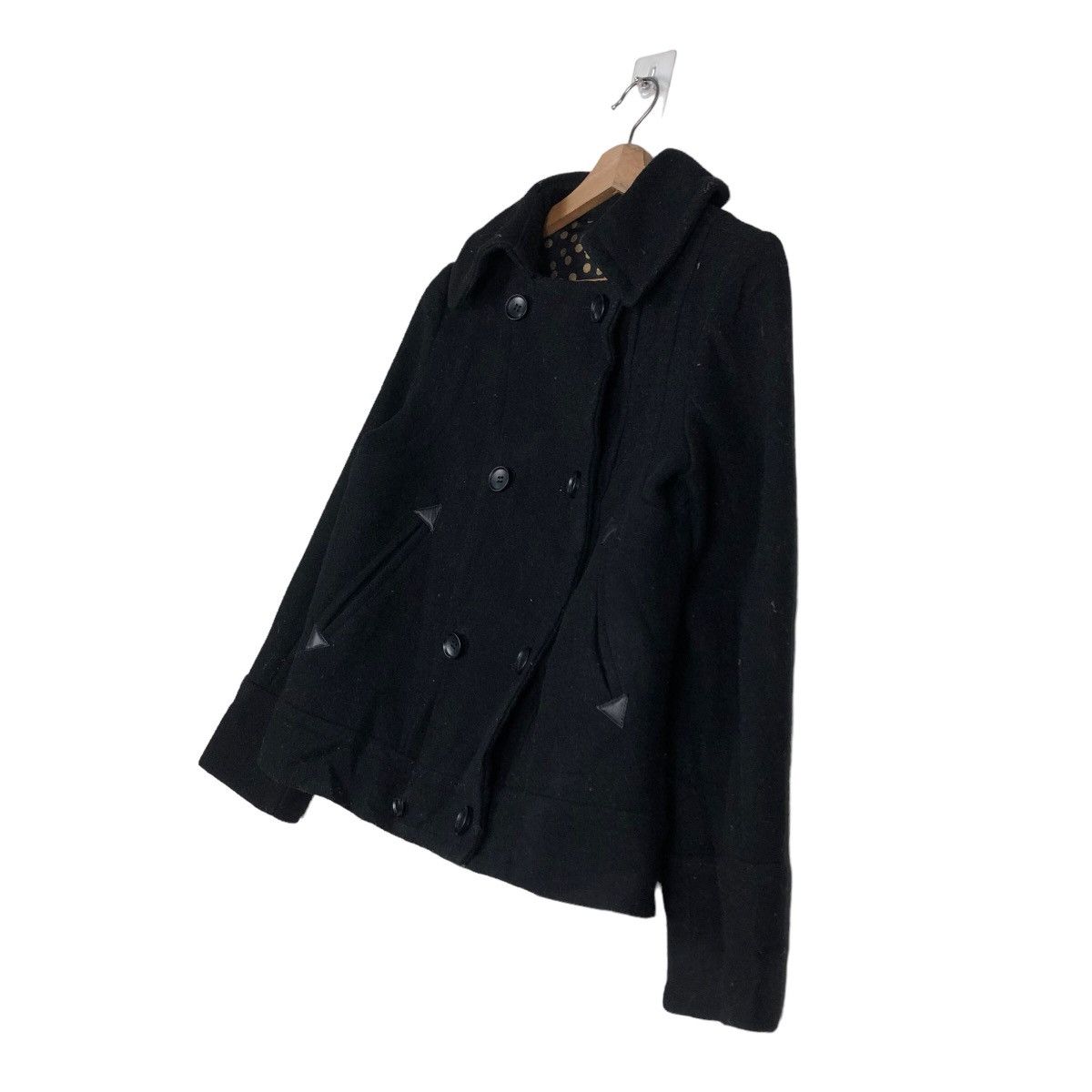 Issey Miyake 🔥Cropped Biker Jacket Tsumori Chisato Japan Double Breast Size US S / EU 44-46 / 1 - 2 Thumbnail
