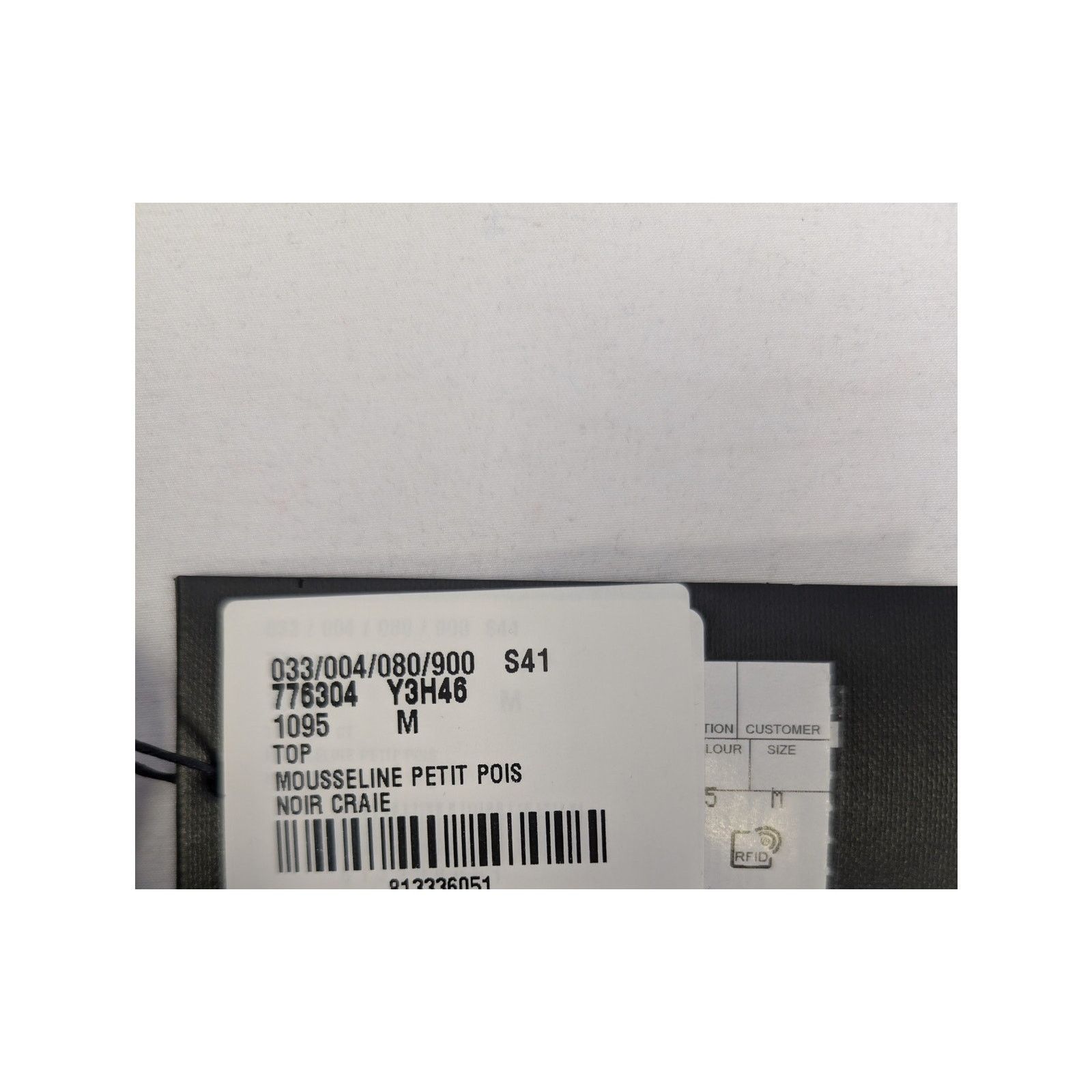 Saint Laurent Paris o1rshd1 Tank Tops / Moussseline Petit Pois in Noir Size US M / EU 48-50 / 2 - 21 Thumbnail