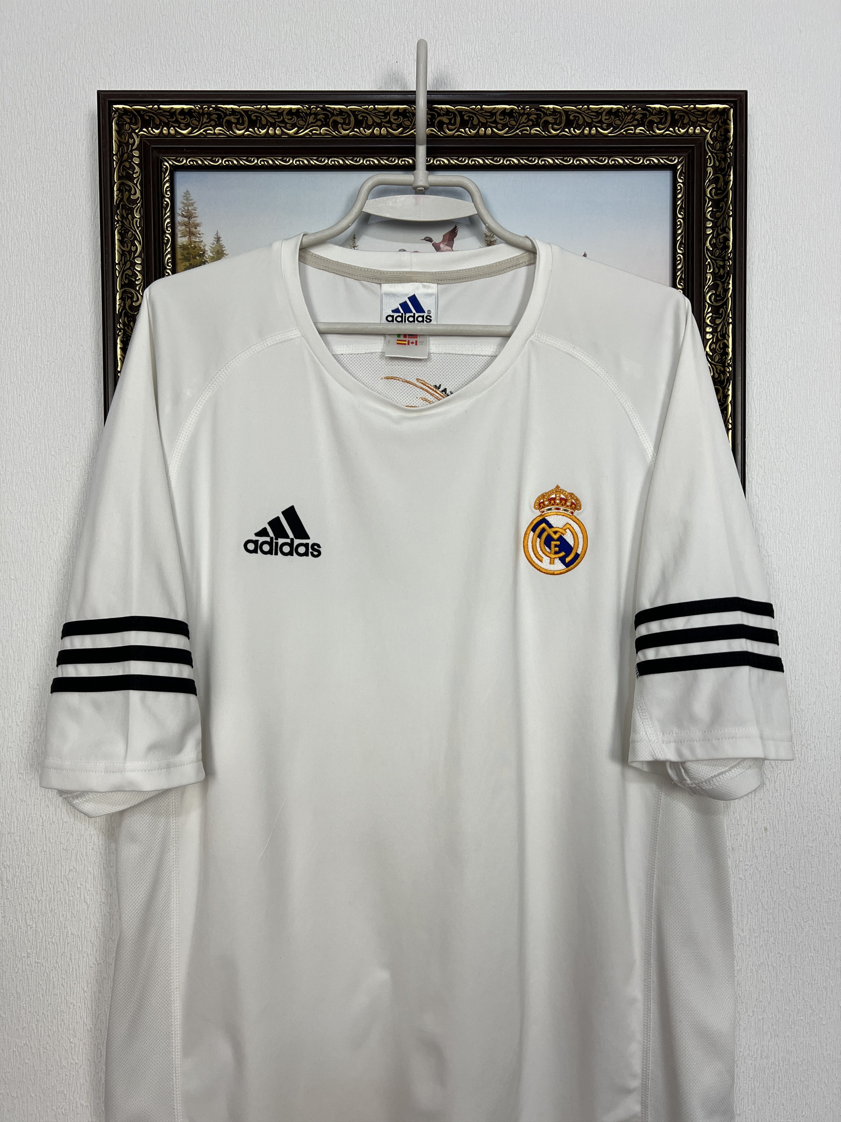 Adidas Vintage 90's Real Madrid Football Train Shirt Soccer Jersey Size US L / EU 52-54 / 3 - 3 Thumbnail