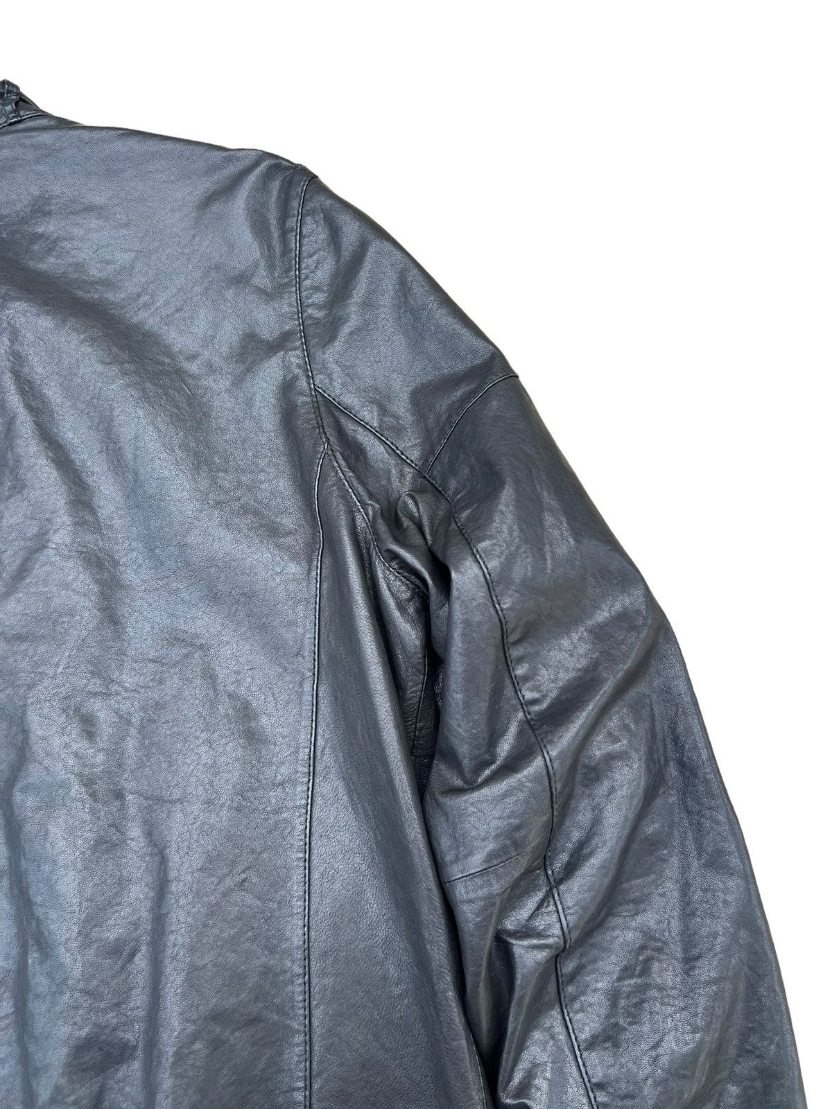 Saba Mens SABA MW10075 Lamb Leather Racer Jacket Size US S / EU 44-46 / 1 - 16 Thumbnail