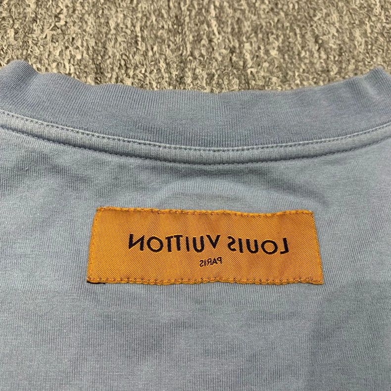 Louis Vuitton Louis Vuitton Haze blue embossed short sleeves 2503-Nextarr Size US XXL / EU 58 / 5 - 8 Thumbnail