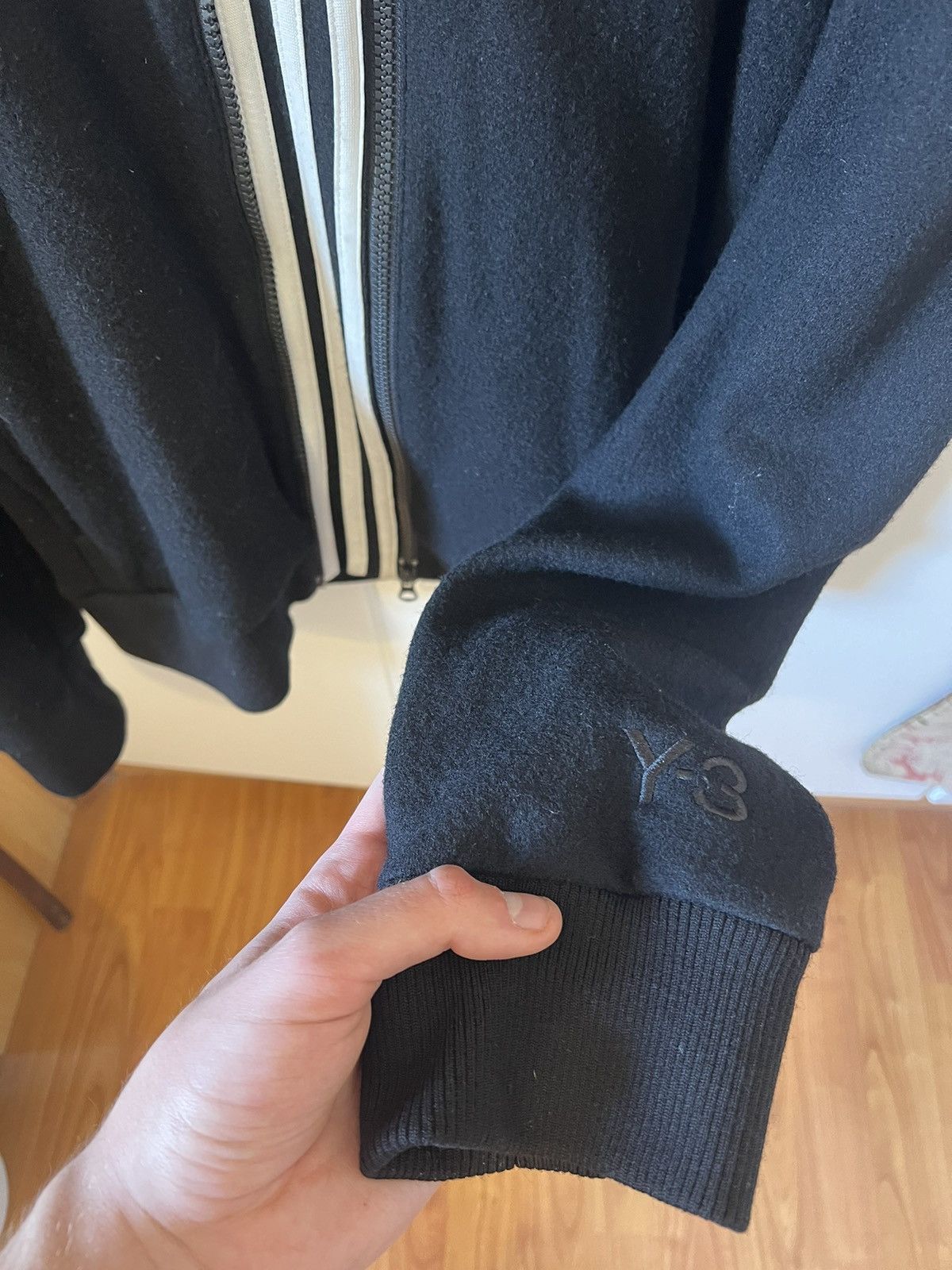 Adidas × Y-3 × Yohji Yamamoto Wool Y-3 Track Jacket Size US XL / EU 56 / 4 - 6 Thumbnail