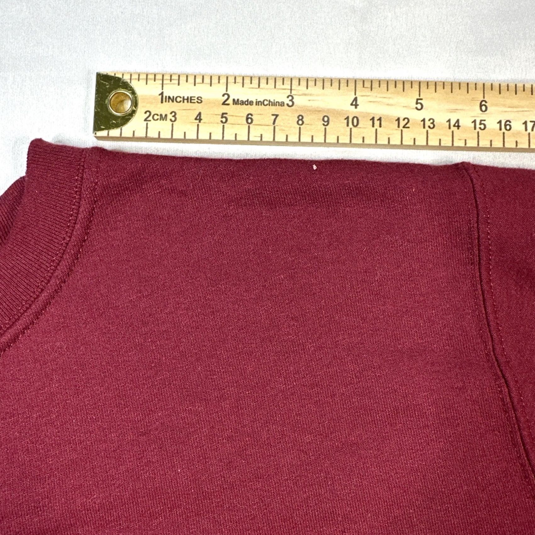Hanes VINTAGE Hanes Her Way Shirt M Burgundy Grandma Sweatshirt Scarecrow Only Had Brain Size US M / EU 48-50 / 2 - 4 Thumbnail