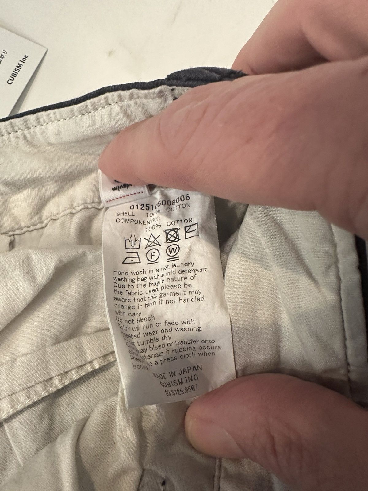 Visvim Visvim Wide Chino Pants Navy 3 Size US 34 / EU 50 - 10 Thumbnail