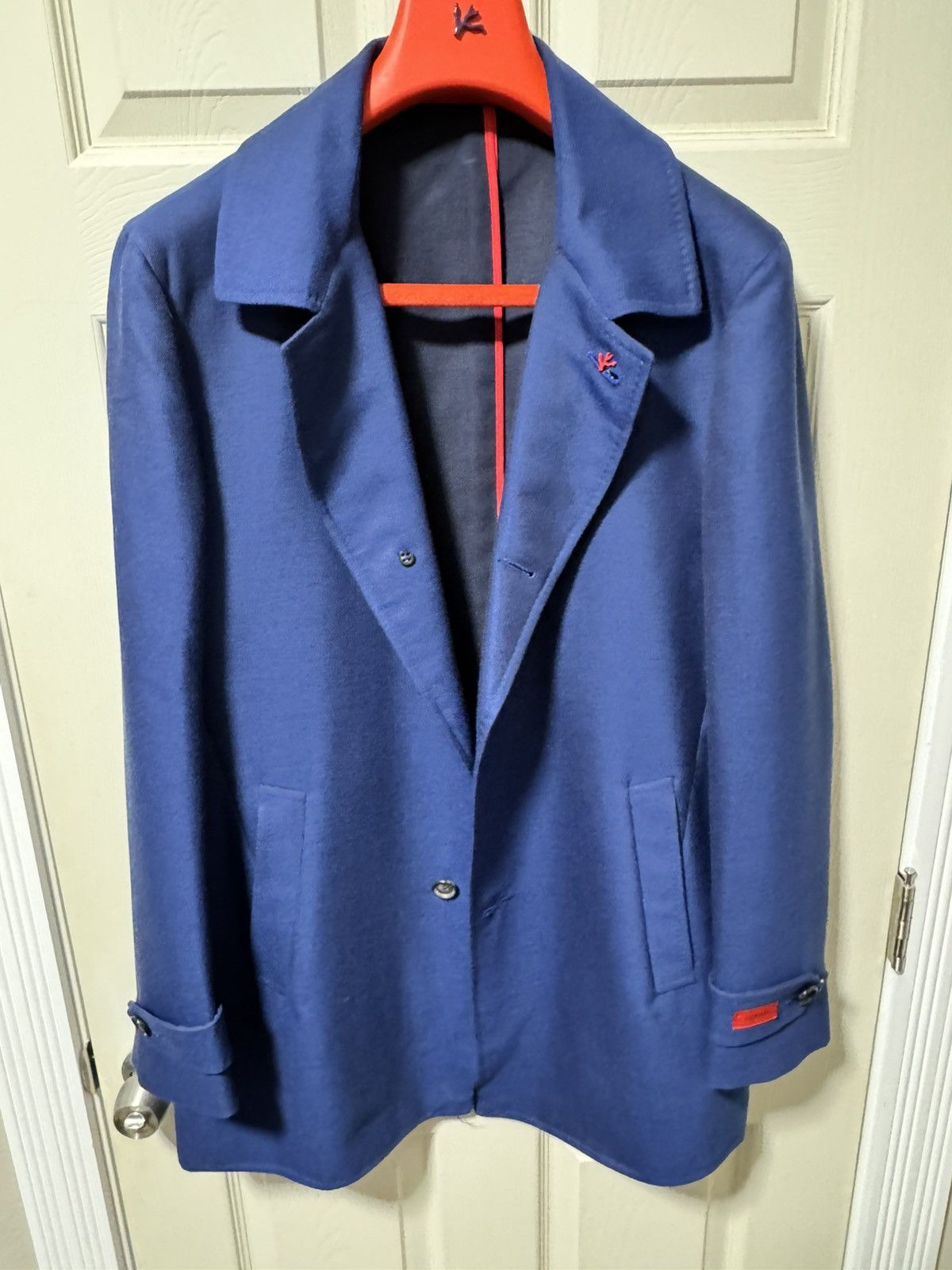 Isaia Napolii Isaia Napoli Mens Luxury Cashmere/Silk Blue Blazer Size US M / EU 48-50 / 2 - 22 Thumbnail