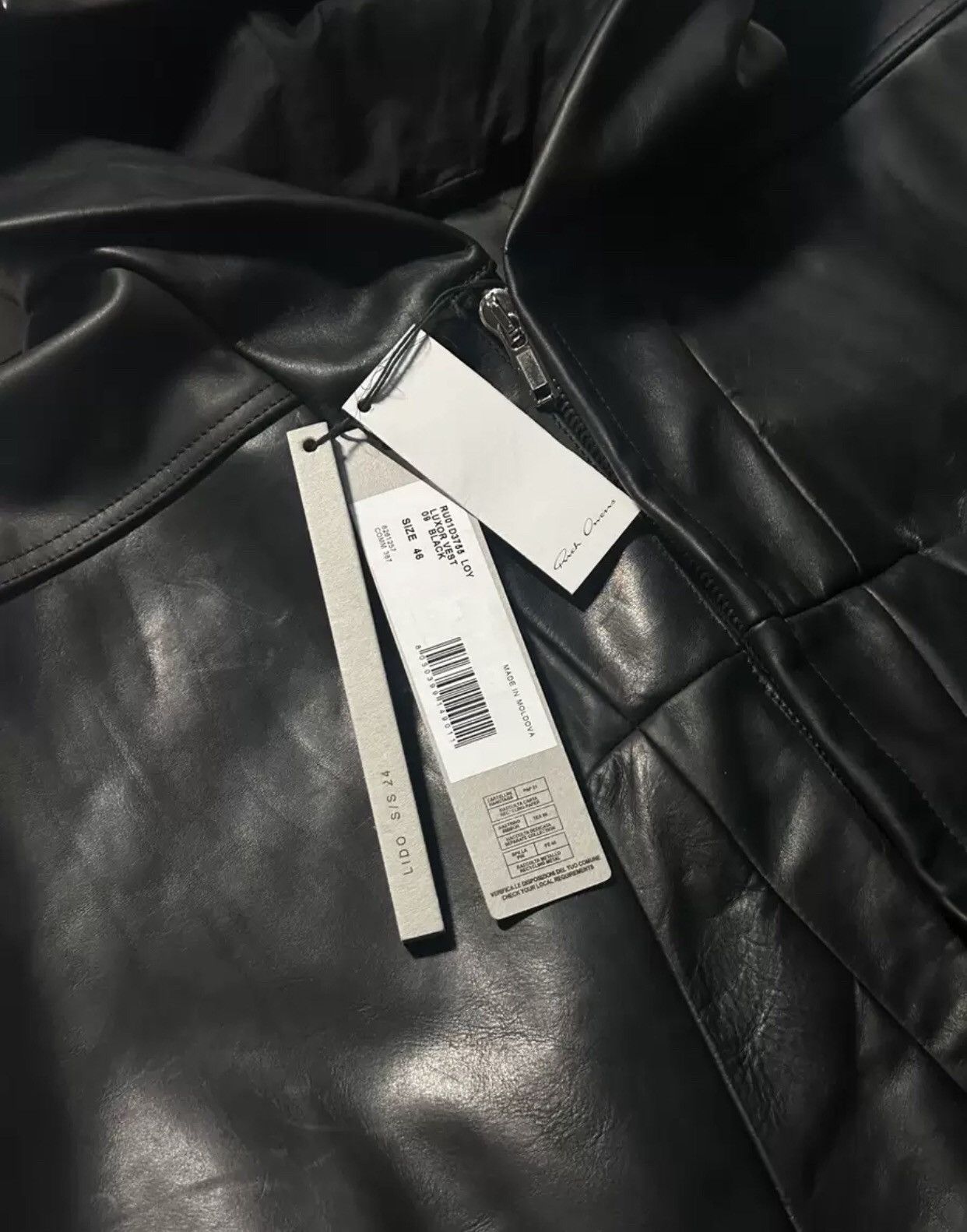 Rick Owens RICK OWENS calf leather jacket 2412-Nextarrow Size US S / EU 44-46 / 1 - 3 Thumbnail