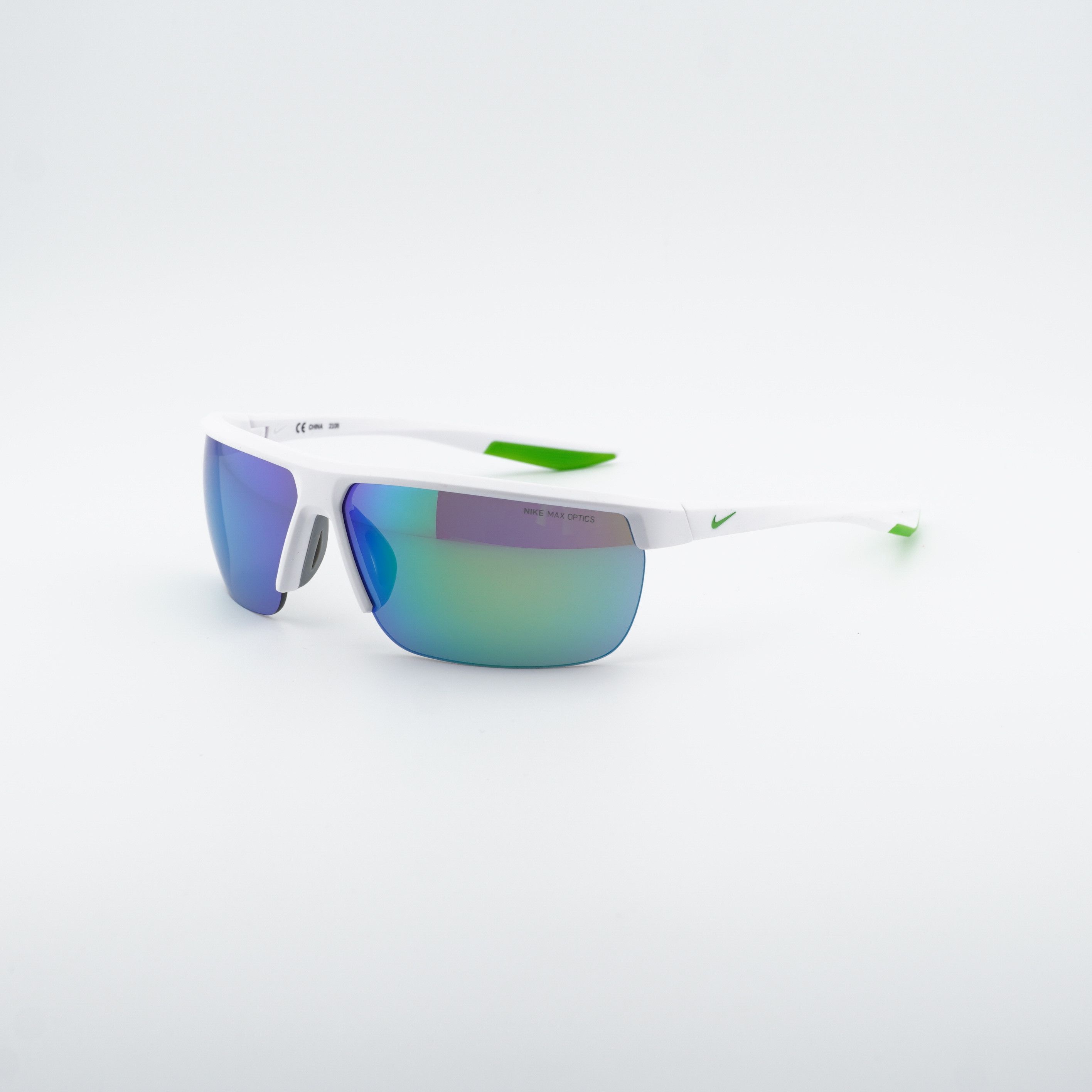Nike NIKE TEMPEST M CW4665 103 Sunglasses White Rectangle Frame Size ONE SIZE - 7 Thumbnail