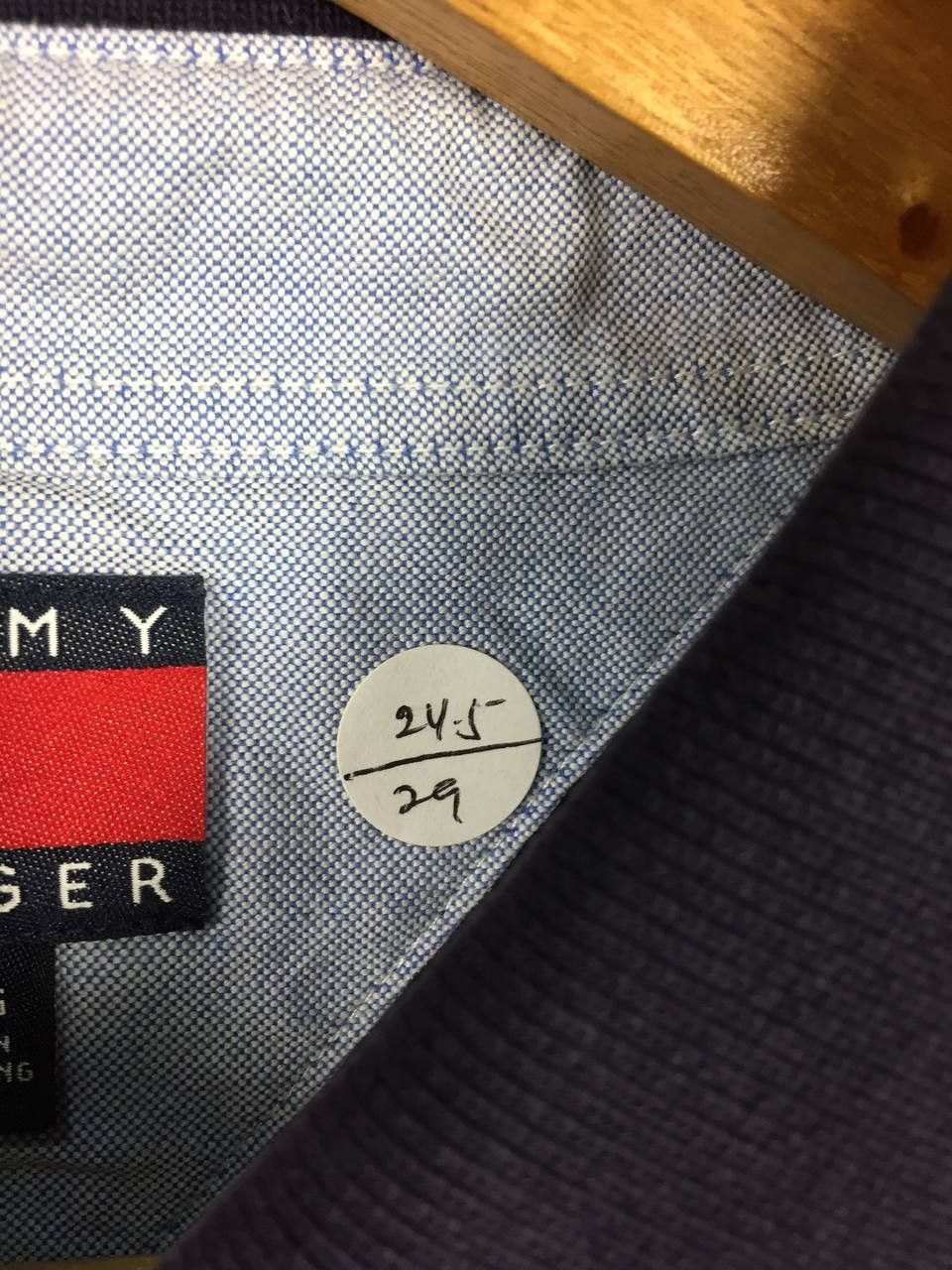 Tommy Hilfiger Vtg Tommy Hilfiger Embroidered Flag Logo Polo Shirt Size US XL / EU 56 / 4 - 13 Thumbnail