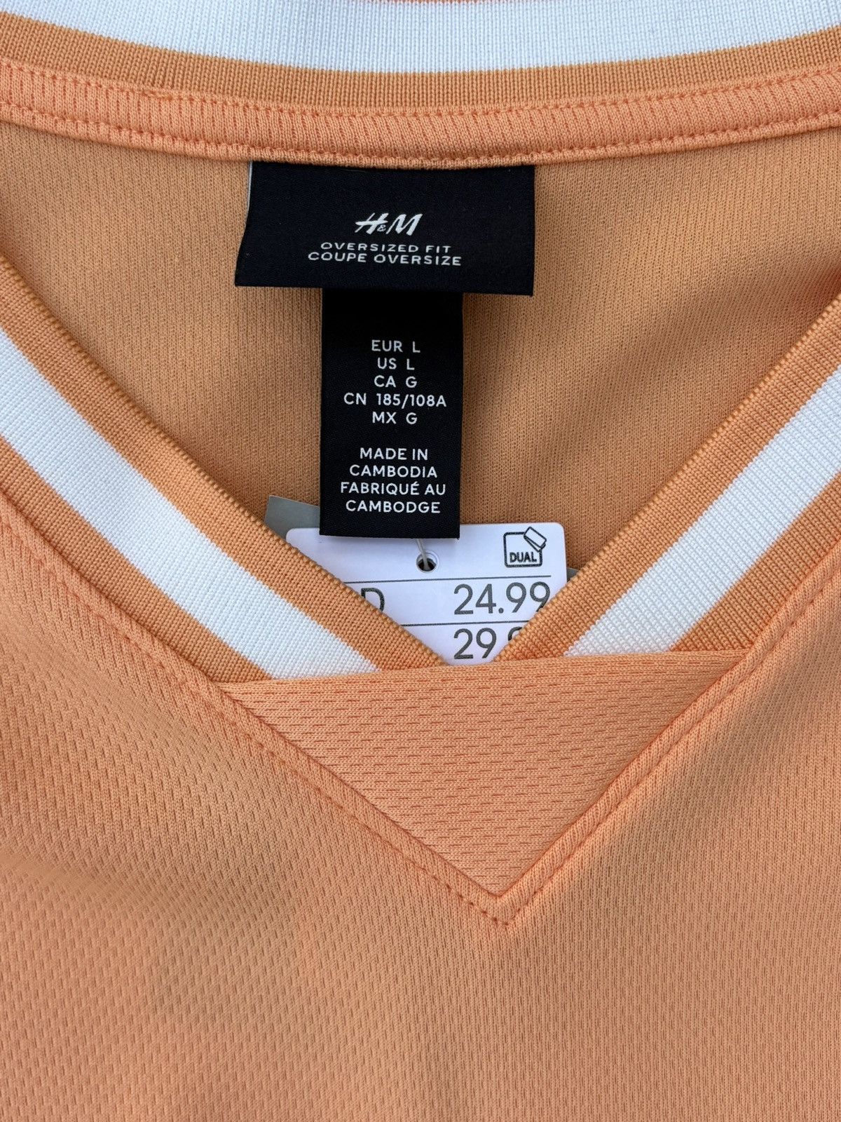 H&M H&M Oversized Fit Printed mesh T-shirt Size US L / EU 52-54 / 3 - 3 Thumbnail