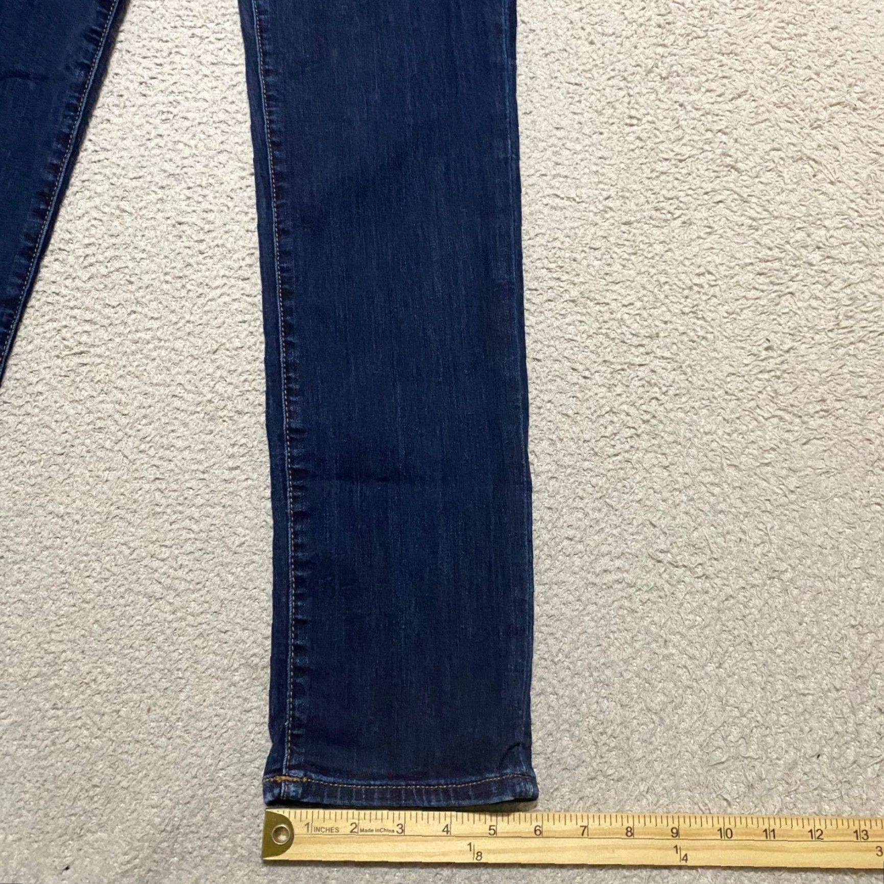 American Eagle Outfitters American Eagle Womens sz 6 Jeans Blue Denim Dark Wash High Rise Skinny Leg Size 28" / US 6 / IT 42 - 5 Thumbnail