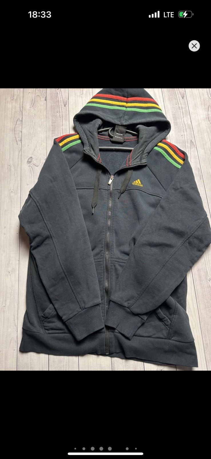 Adidas × Vintage Vintage adidas tracksuit Rasta Bob Marley size M rare Size US M / EU 48-50 / 2 - 15 Thumbnail