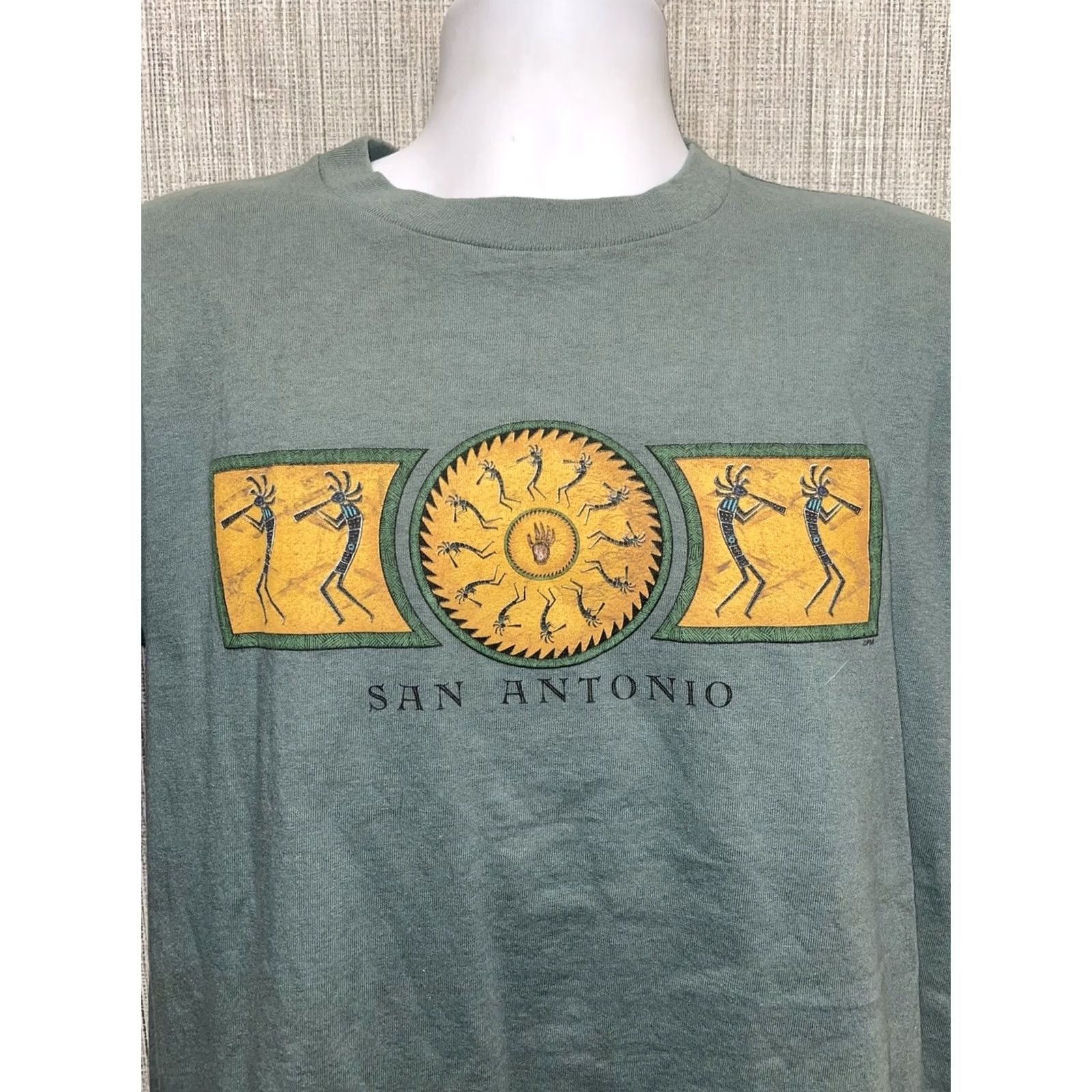 Vintage Vintage Graphic Shirt - Prairie Mountain Blue Stitch Mens L USA Size US L / EU 52-54 / 3 - 3 Thumbnail