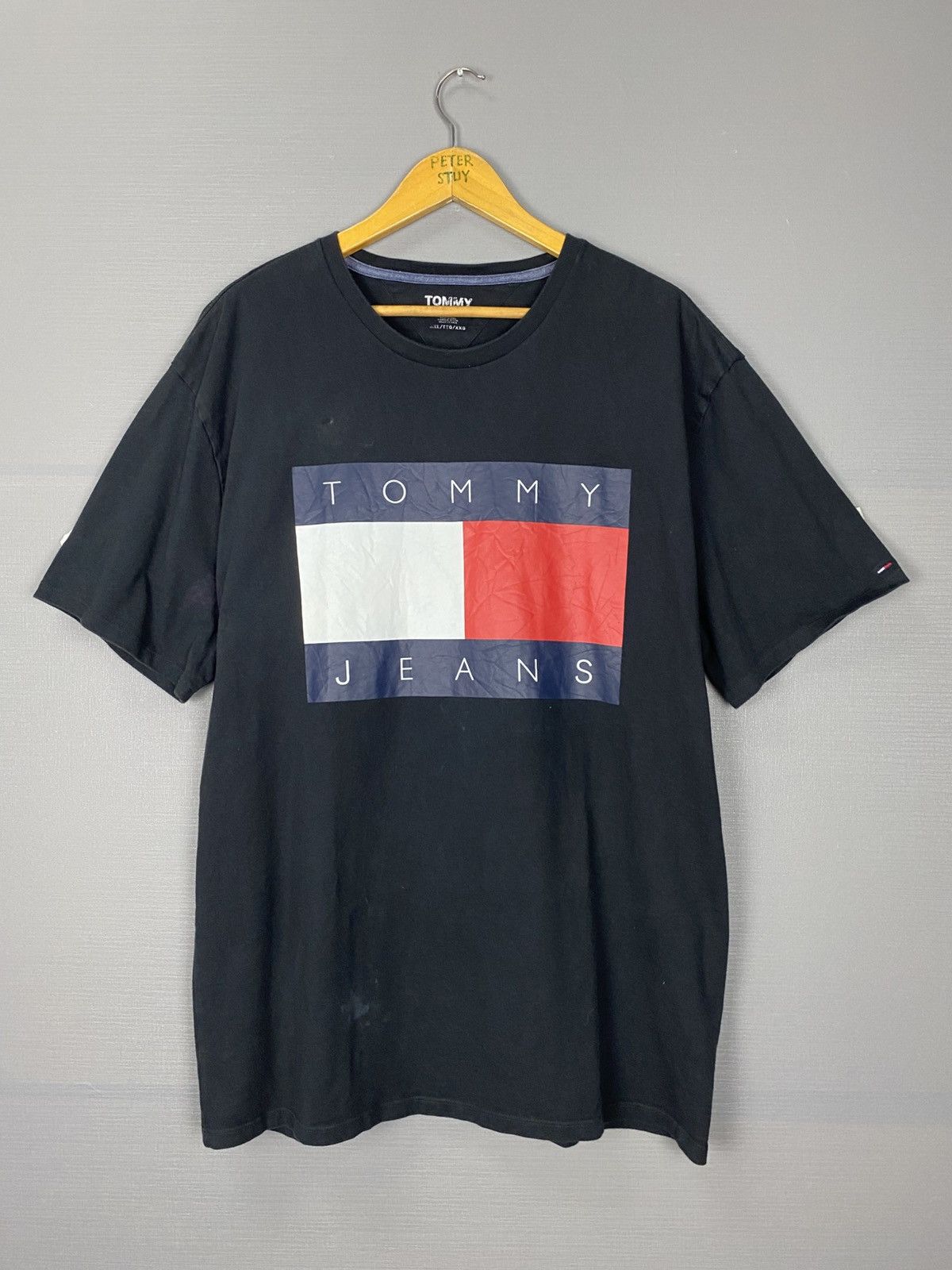 Tommy Hilfiger Tommy Jeans Tee - Big Logo Size US XXL / EU 58 / 5 - 1 Thumbnail