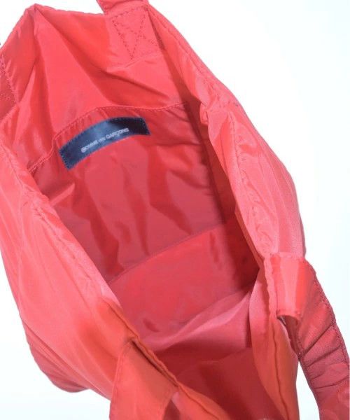 Comme des Garcons Tote Bag Quilted Pattern Logo Print Inner Pocket Red Size ONE SIZE - 3 Thumbnail