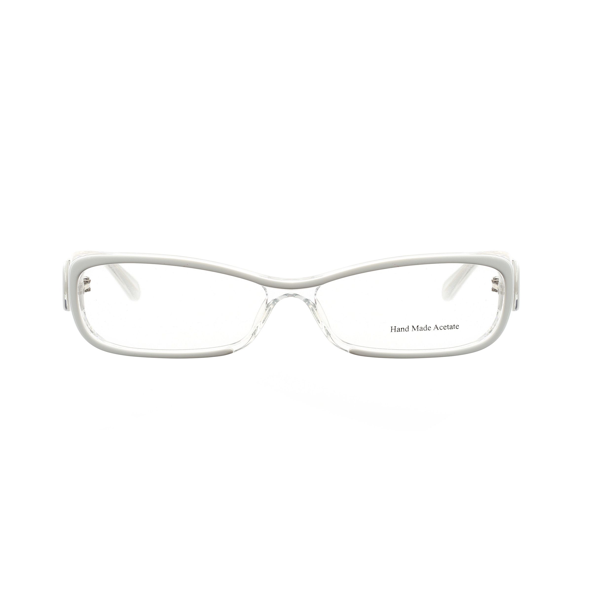 Alexander McQueen Alexander McQueen '00s White Transparent Rectangular Glasses Size ONE SIZE - 3 Thumbnail