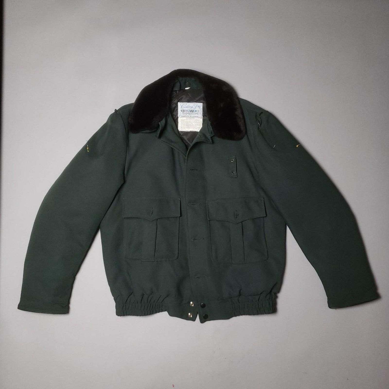 Vintage VINTAGE 70s BLAUER CEILING ZERO BOMBER JACKET 48L MILITARY Size US L / EU 52-54 / 3 - 2 Thumbnail