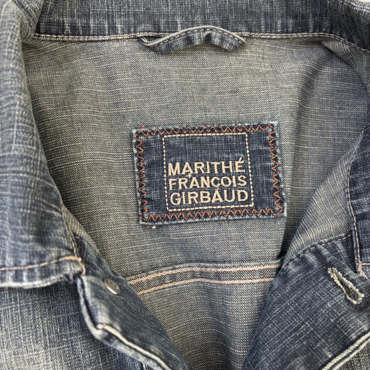 Marithe + Francois Girbaud Dual Zip Denim Jacket Size US M / EU 48-50 / 2 - 5 Thumbnail