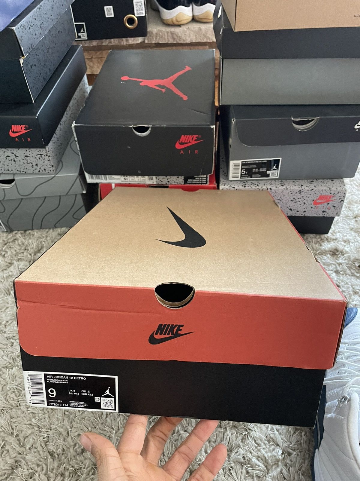 Jordan Brand Jordan 12 French Blue Size US 9 / EU 42 - 9 Thumbnail