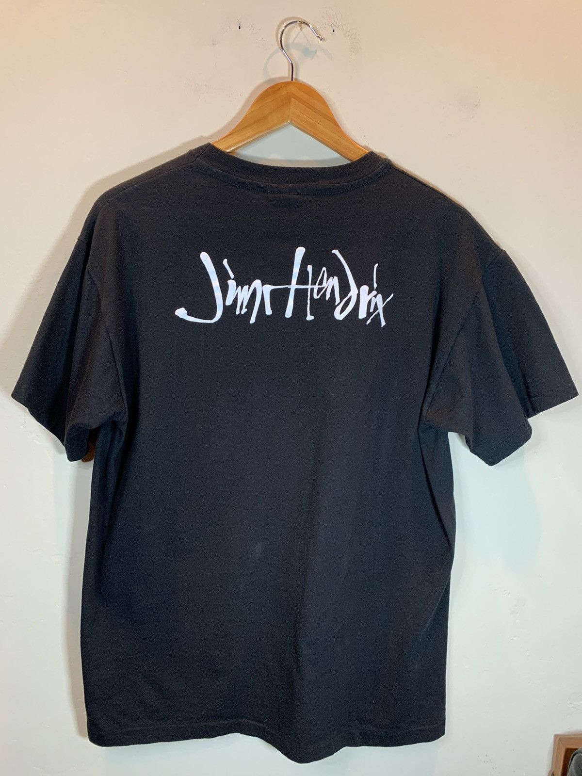 Band Tees *RARE* Vintage 90’s Jimi Hendrix Smoking Single Stitch Shirt Size US L / EU 52-54 / 3 - 2 Thumbnail
