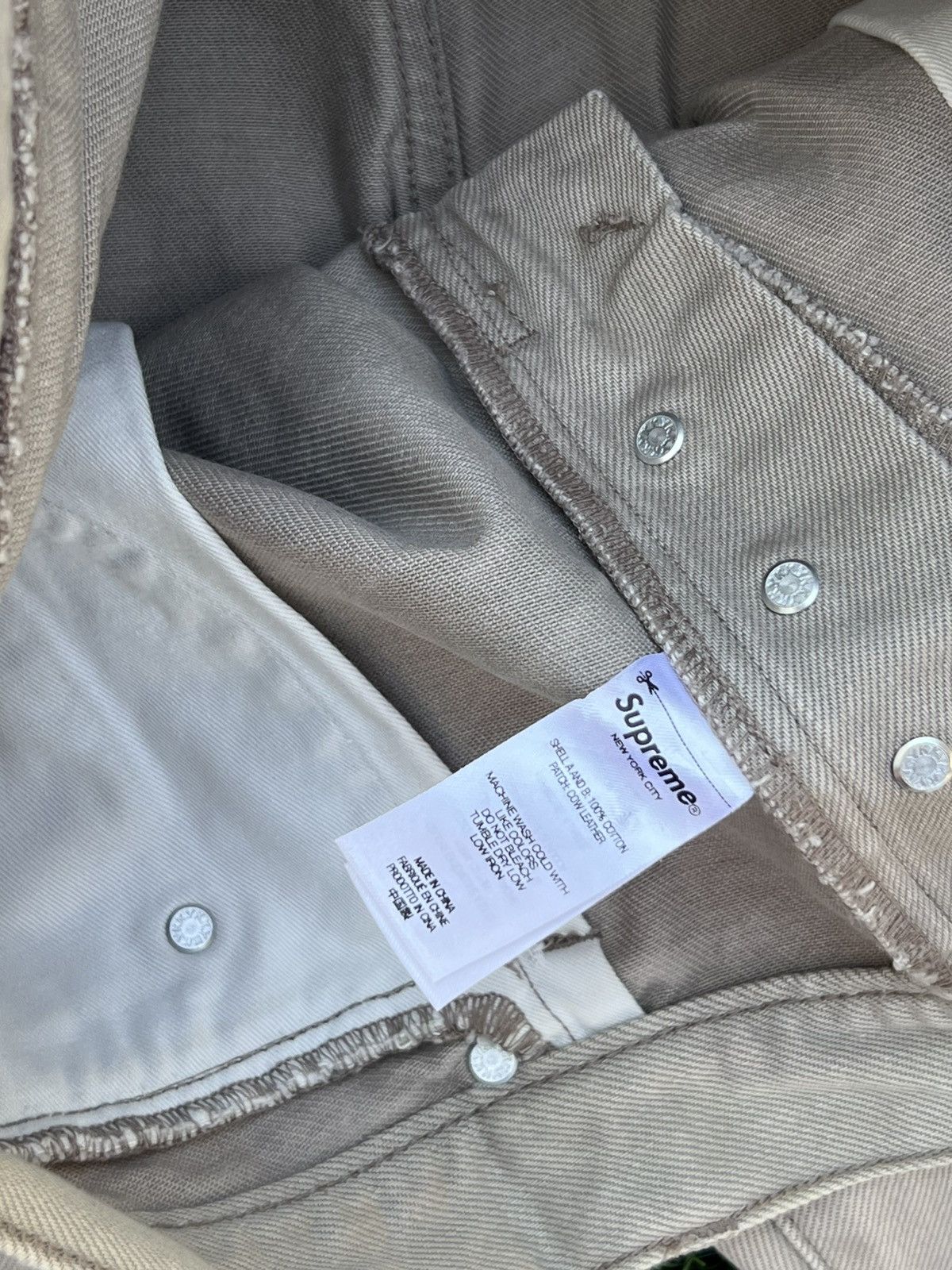 Supreme × Undercover Supreme Undercover flannel layered jeans chino Size US 32 / EU 48 - 6 Thumbnail