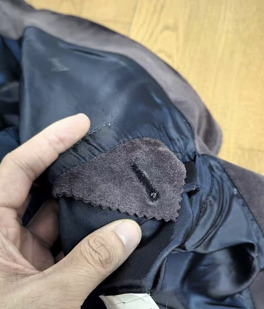Brioni Brioni Purple Suede/Sheepskin Leather Blazer Size US L / EU 52-54 / 3 - 4 Thumbnail