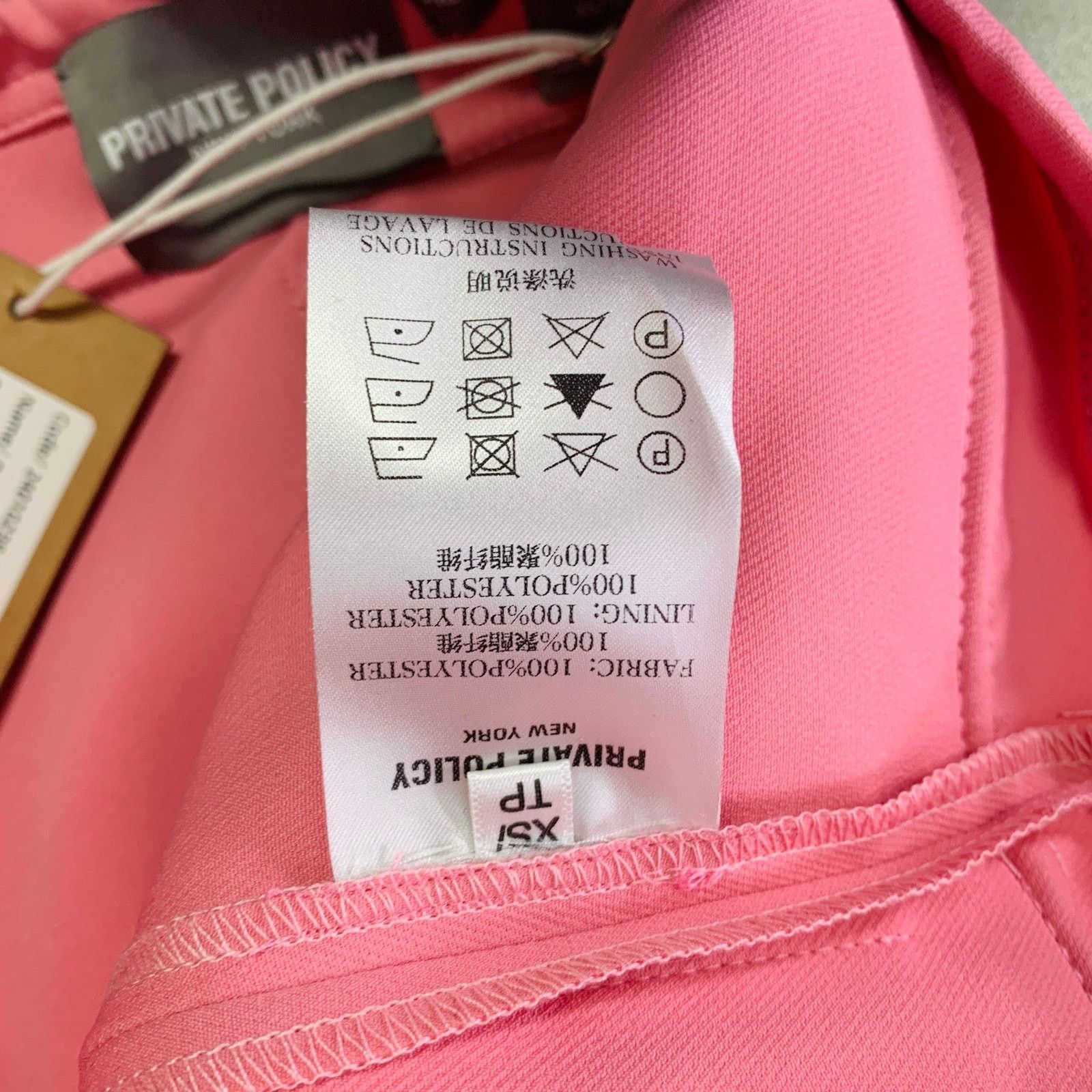 Other PRIVATE POLICY Size XS Pink Polyester Bubble Cargo Skirt Size 25" / US 0 / IT 36 - 6 Thumbnail