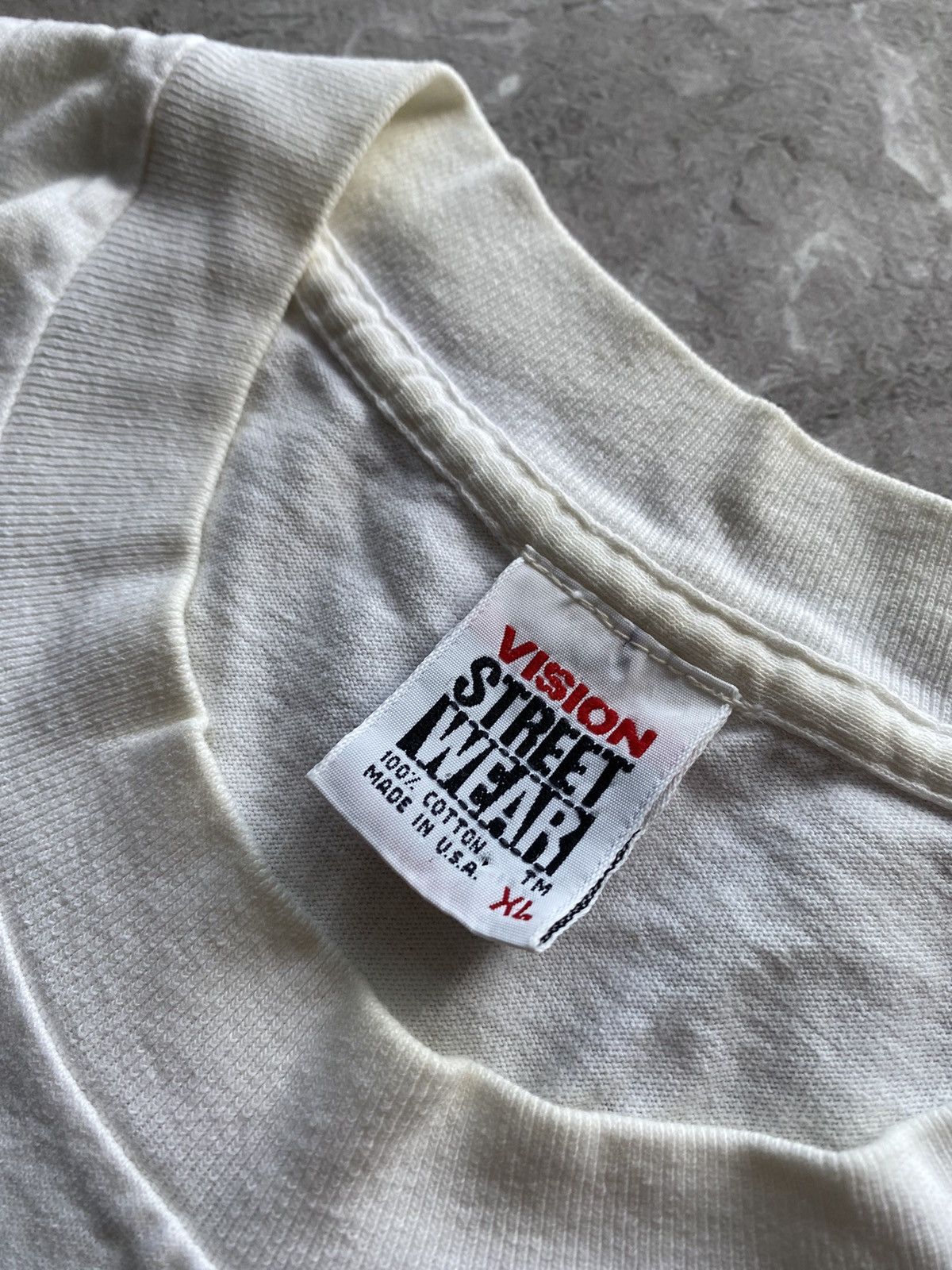 Vision Streetwear 🇺🇸Vintage 1990 Vision Streetwear T-Shirt Made in USA Big Logo Size US XL / EU 56 / 4 - 16 Thumbnail