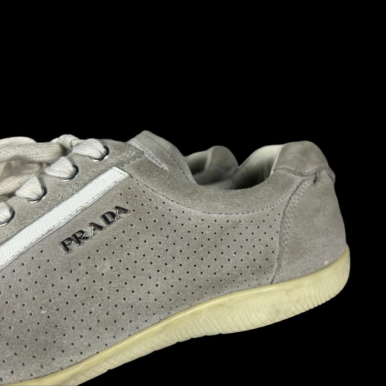 Prada prada suede sneakers Size US 7.5 / IT 37.5 - 2 Thumbnail