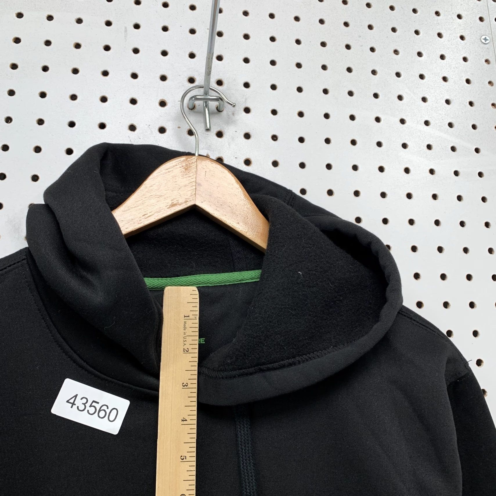 John Deere VINTAGE John Deere Hoodie Sweatshirt Black Mens Small Pullover Hooded Size US S / EU 44-46 / 1 - 7 Thumbnail