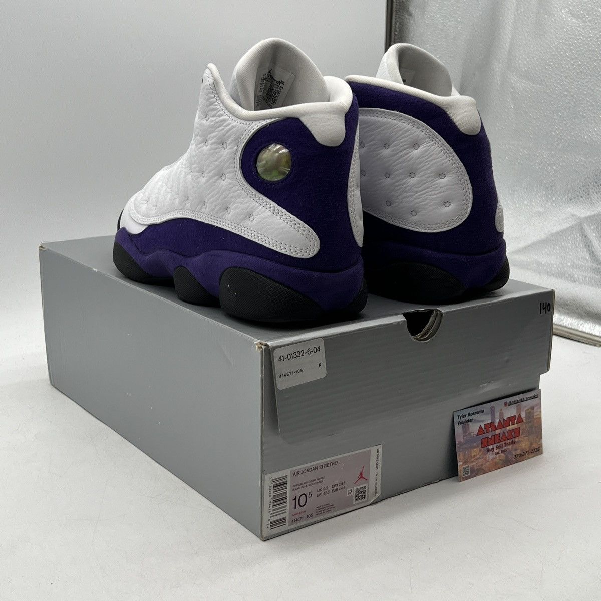 Jordan Brand Air Jordan 13 lakers Size US 10.5 / EU 43-44 - 4 Thumbnail
