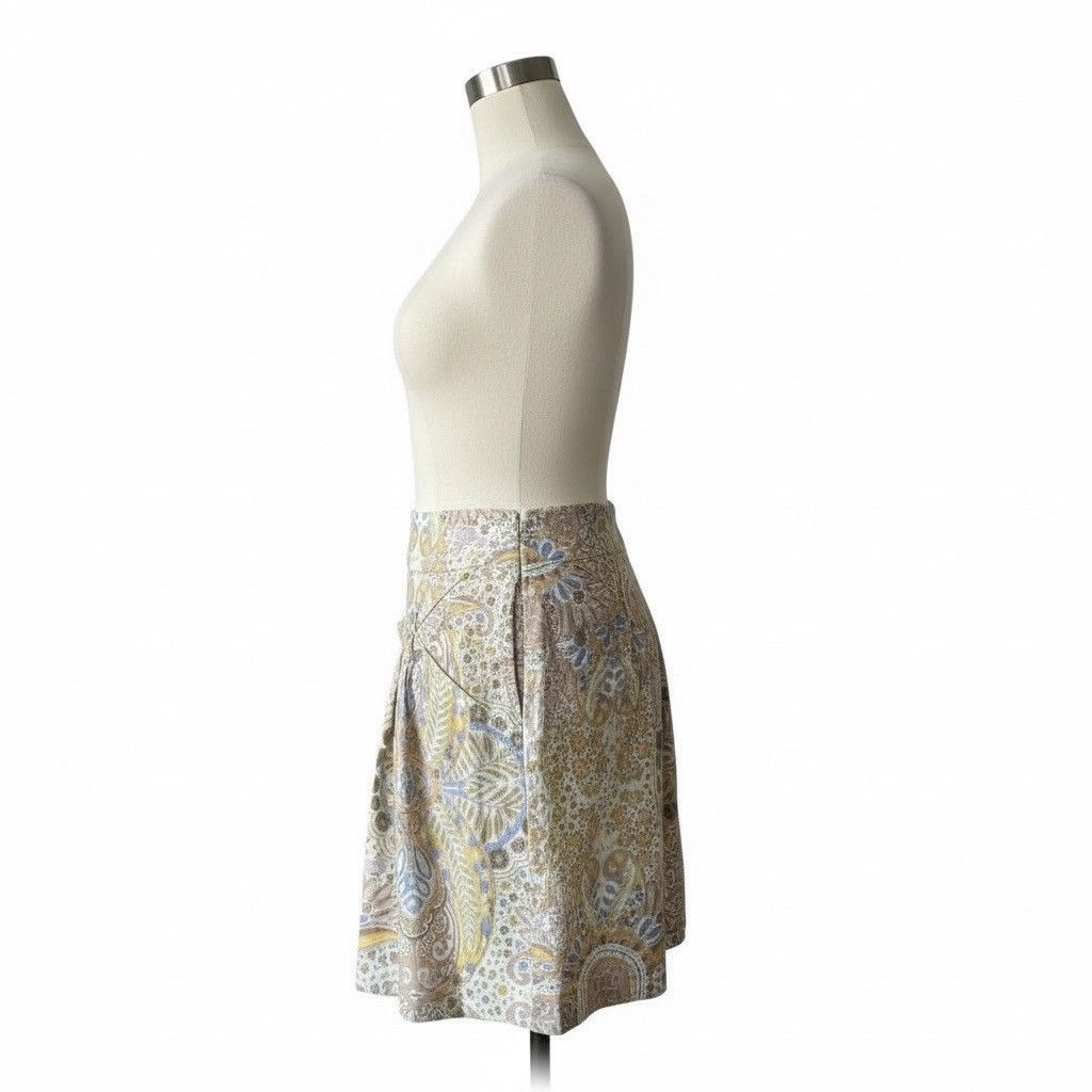 Chloe Chloé Silk–Cotton A-Line Skirt – Size 38 (US 2) Size 26" / US 2 / IT 38 - 5 Thumbnail