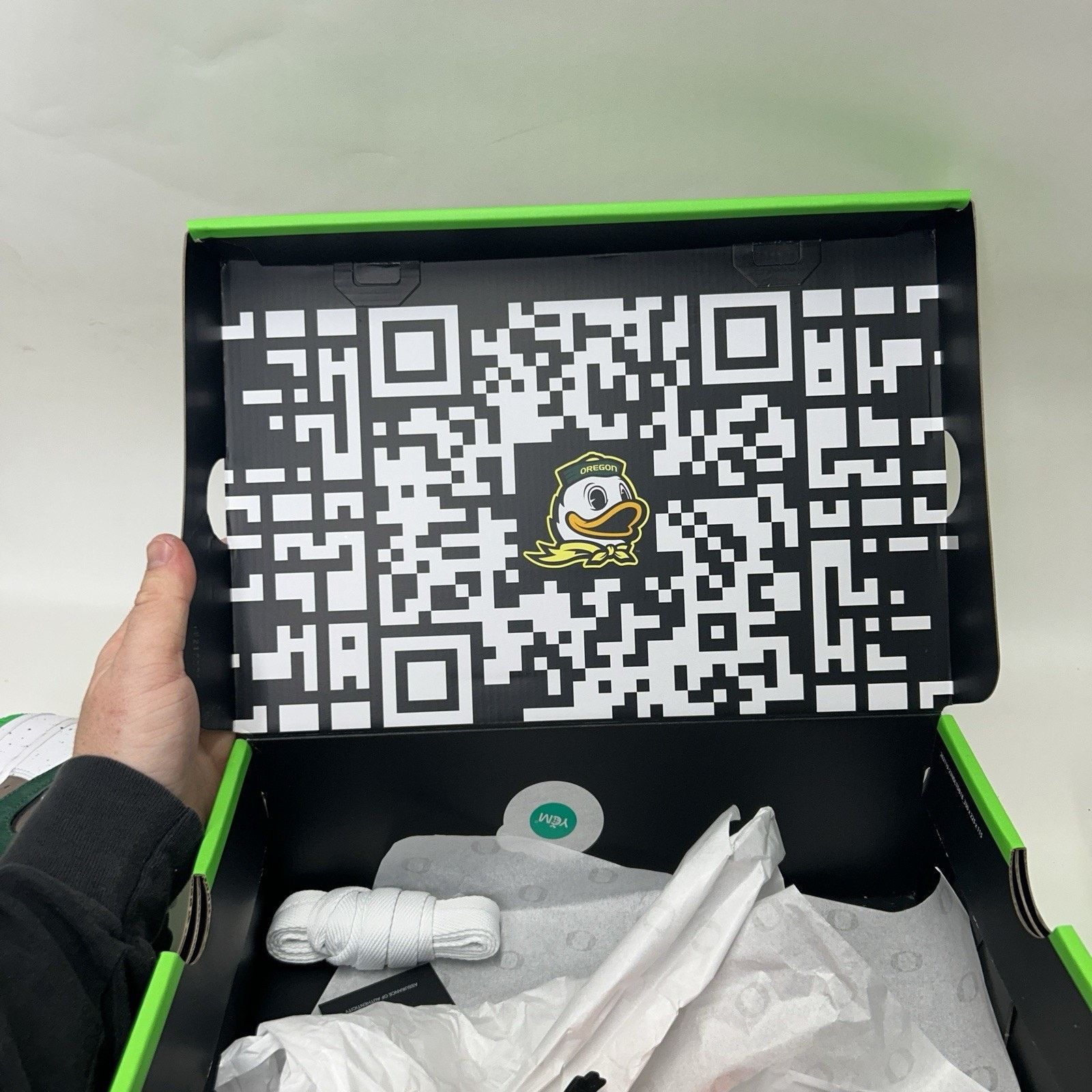 Nike Nike Air Force 1 Low PE Oregon “Egg or Duck/White Green” Size US 11 / EU 44 - 10 Thumbnail
