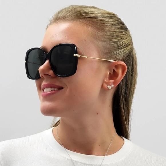 Gucci GUCCI Square Frame GG0511S Sunglasses Black Size ONE SIZE - 1 Thumbnail