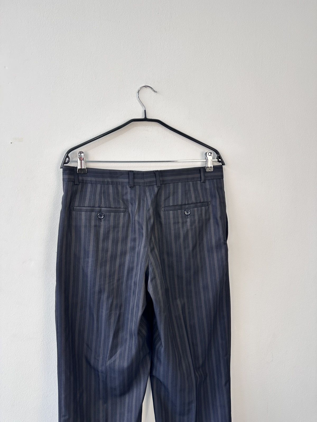 Armani Collezioni Armani Collezioni Italy Striped Trousers Flat Front Size 48 Size US 32 / EU 48 - 9 Thumbnail
