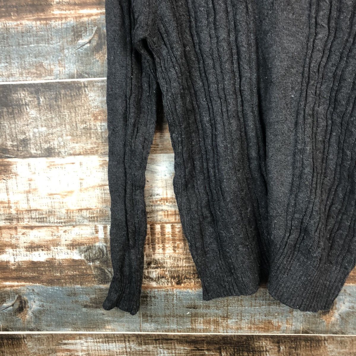 Homespun Knitwear × Japanese Brand Gteel Brawn Grey Knitwear #A1994 Size L / US 10 / IT 46 - 7 Thumbnail