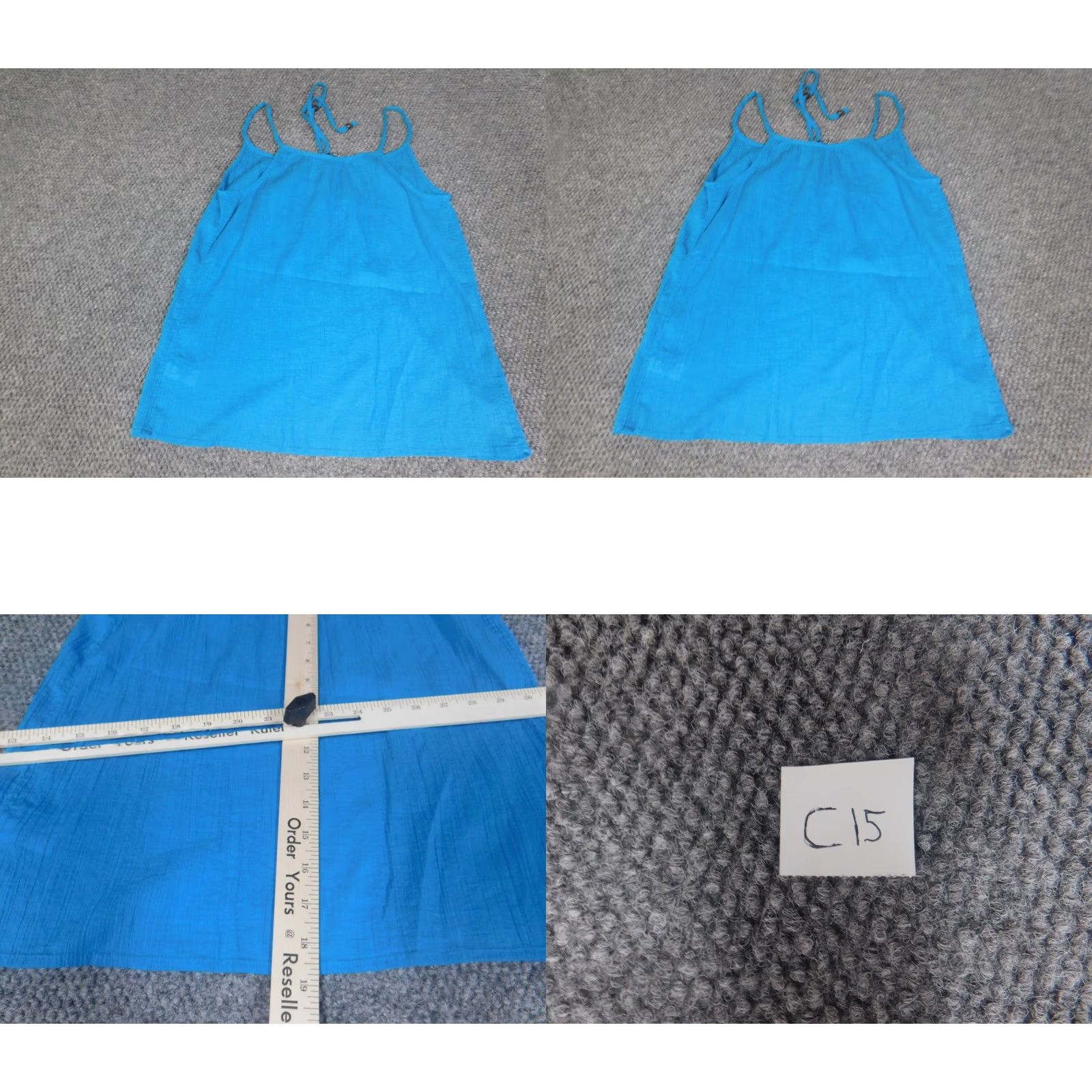Old Navy Old Navy Womens Blouse XS Blue Pullover Sleeveless Collared 100% Cotton Casual Regular Shirt Women Size XS / US 0-2 / IT 36-38 - 8 Thumbnail