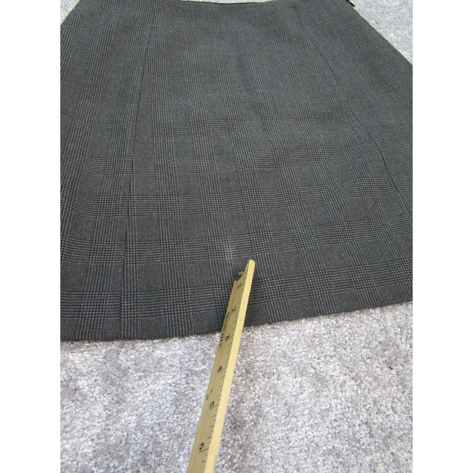 Vintage Babaton Skirt Womens 12 Gray Black Glen Check A Line Dress, Skirt, or Top? Size 34" / US 12 / IT 48 - 2 Thumbnail