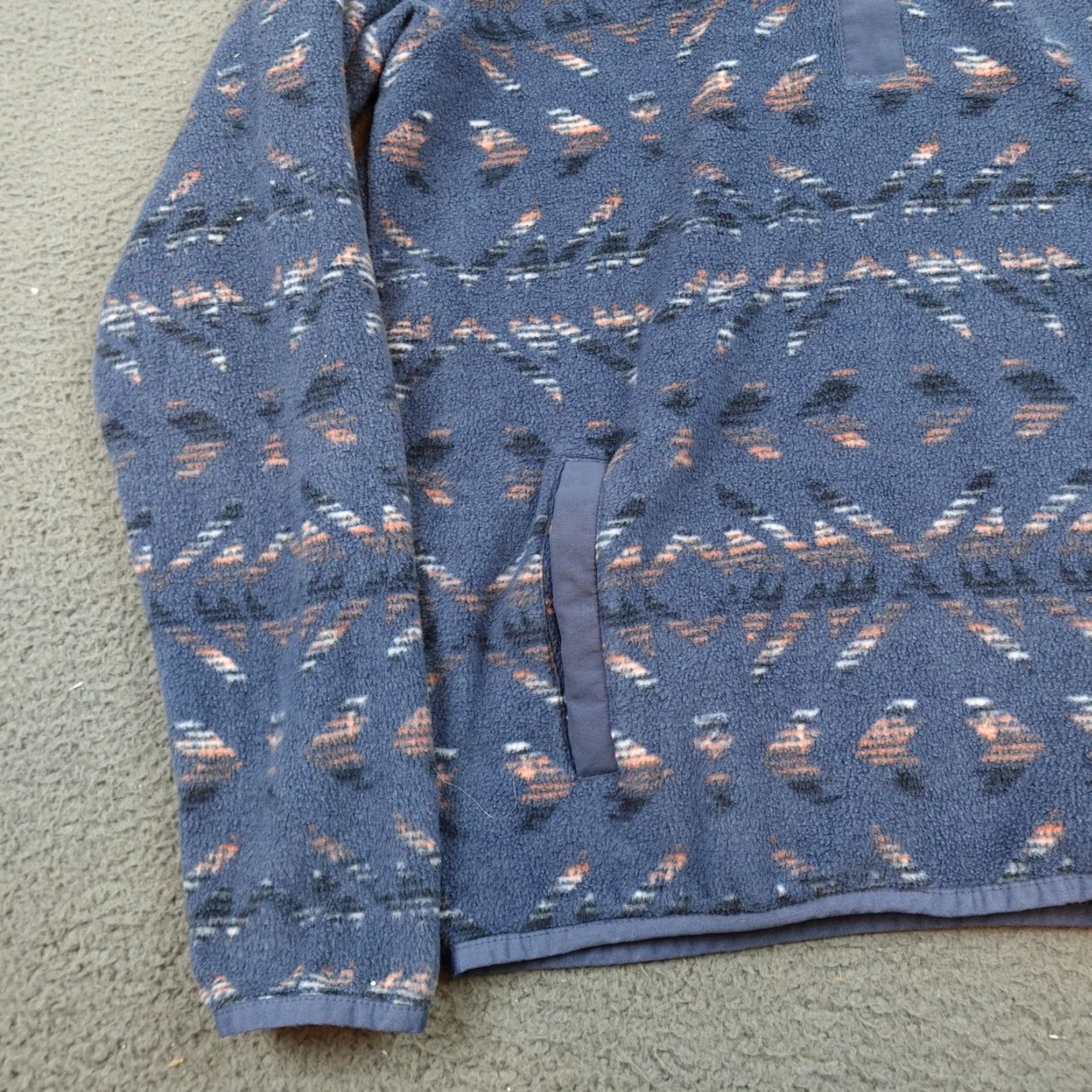 Vintage Cinch Jacket Mens Medium Blue Fleece Snap Pullover Western Aztec Print Size US M / EU 48-50 / 2 - 3 Thumbnail