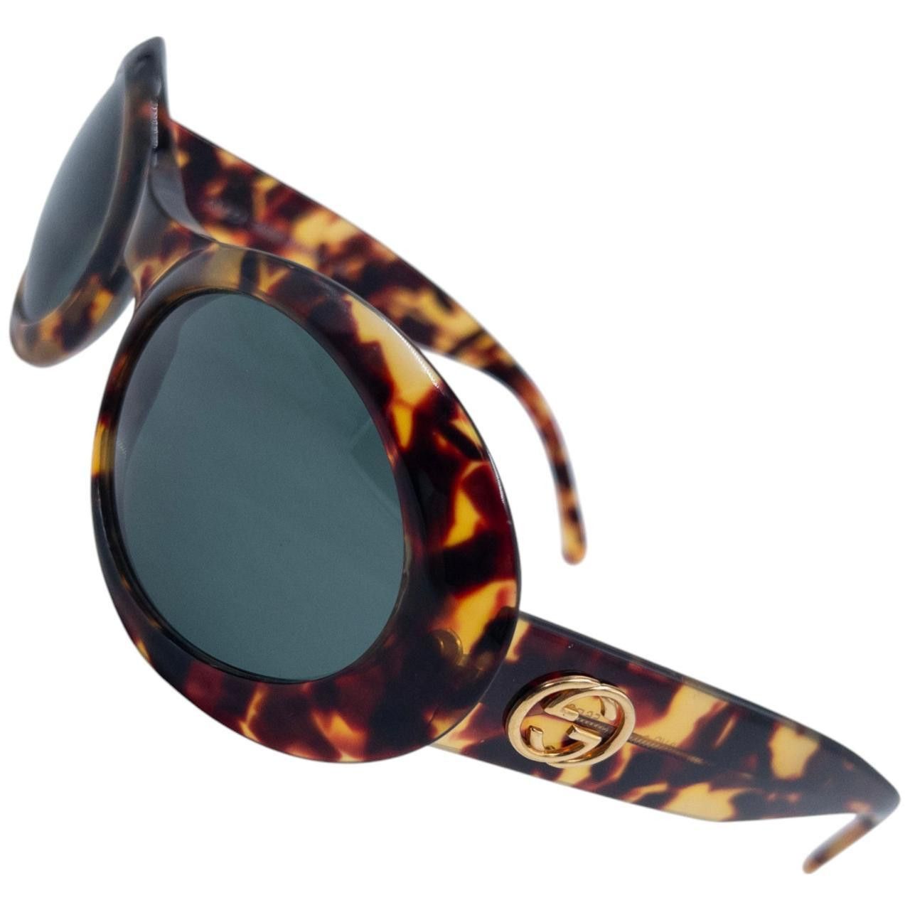 Gucci Vintage Gucci Tortoise Shell Sunglasses Size ONE SIZE - 3 Thumbnail