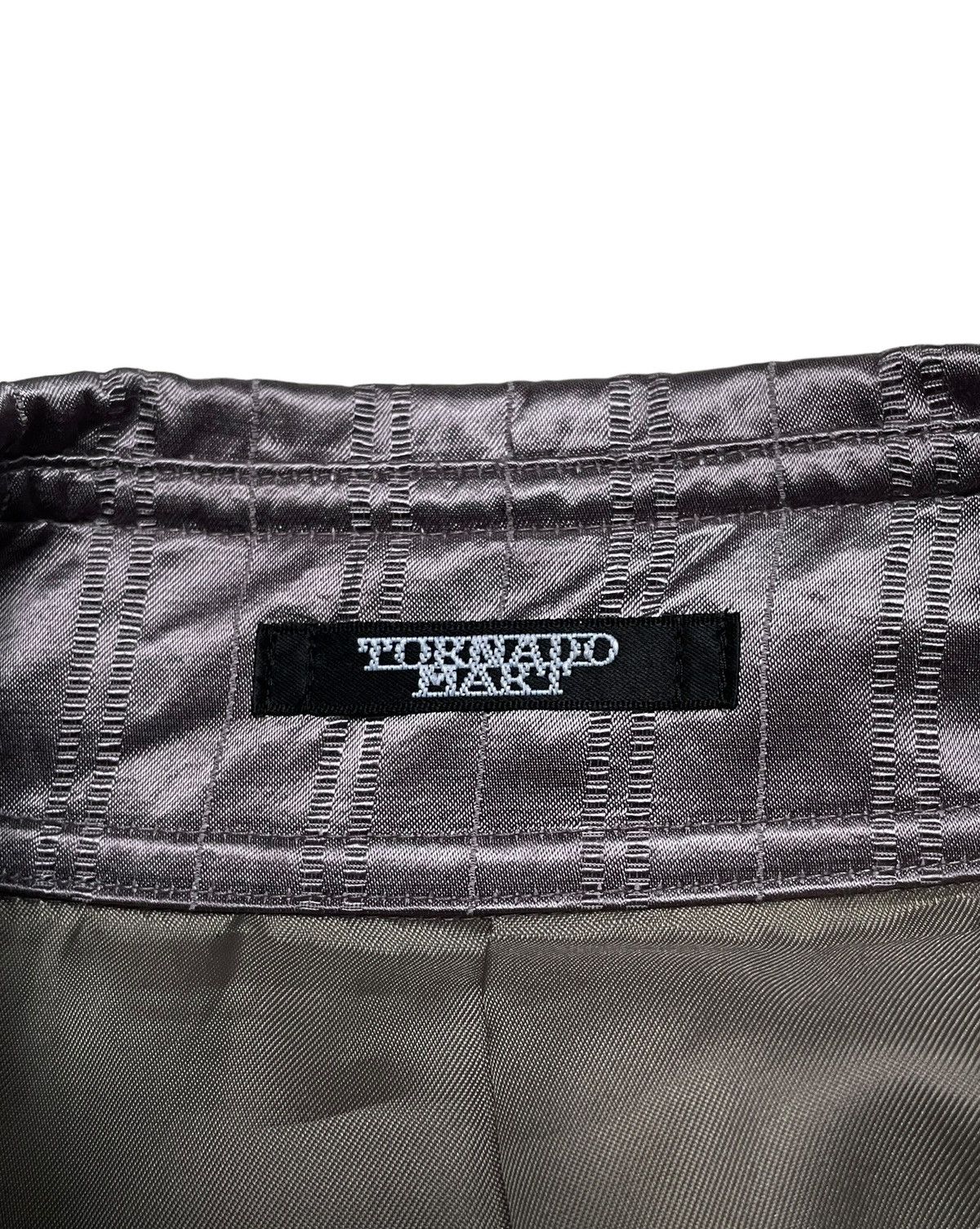 Tornado Mart Vintage Brand Tornado Mart Metallic Trench Coat 2000s Size US L / EU 52-54 / 3 - 9 Thumbnail