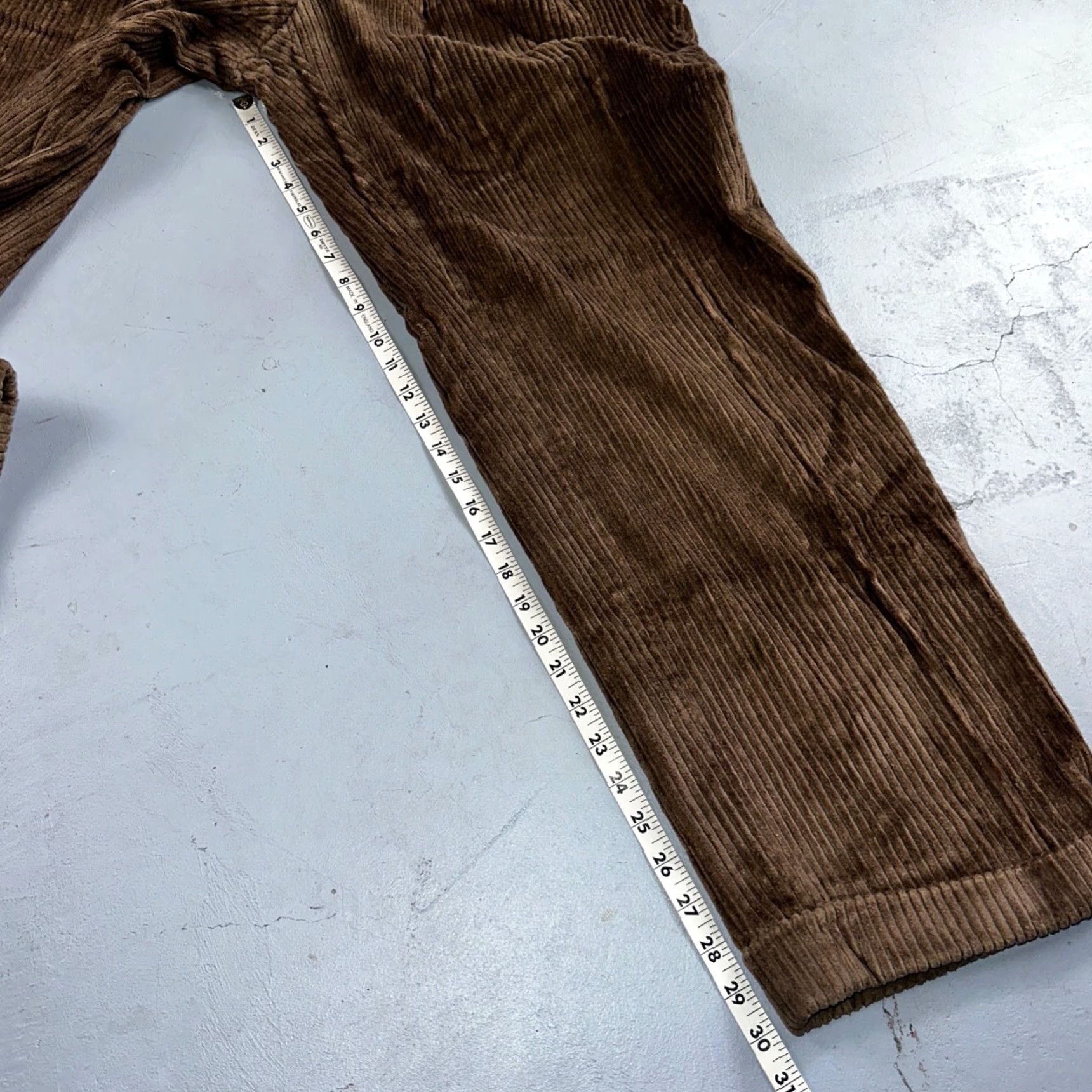 Vintage J. Peterman Pants Mens 38 Brown Thick Corduroy Pleated Chino Straight Pockets Size US 38 / EU 54 - 6 Thumbnail