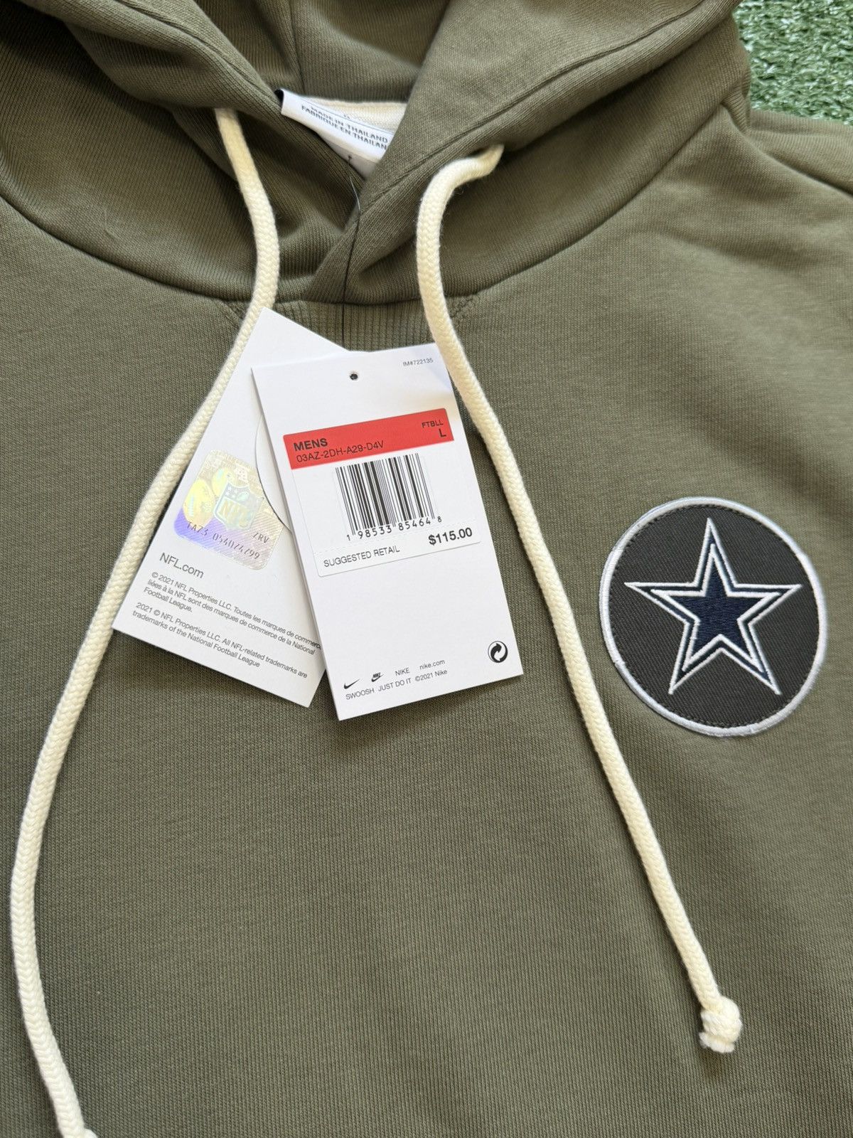 Nike Nike DALLAS COWBOYS 2025 Salute to Service HOODIE On-Field Size US L / EU 52-54 / 3 - 2 Thumbnail