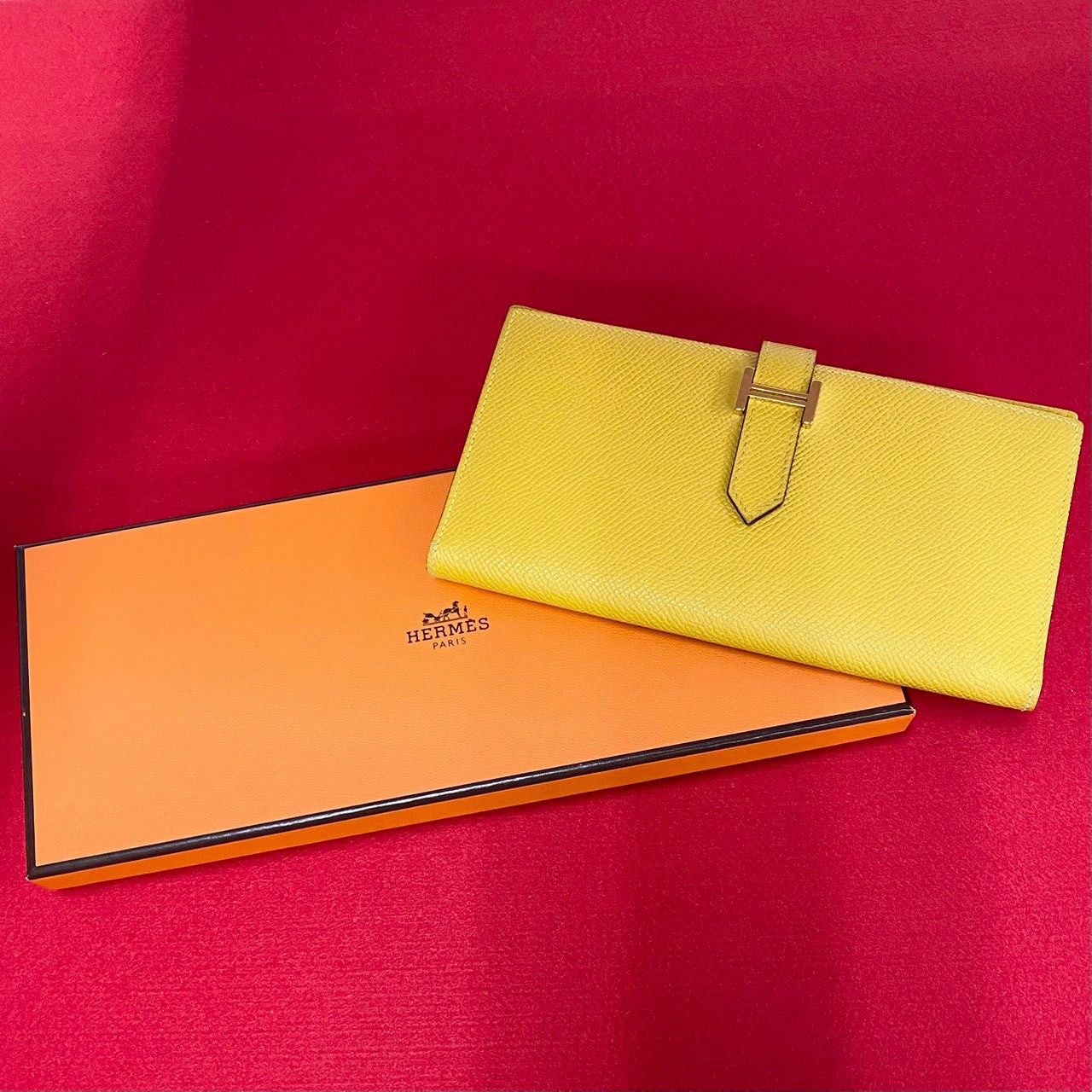 Hermes Hermes Yellow Leather Size ONE SIZE - 1 Thumbnail