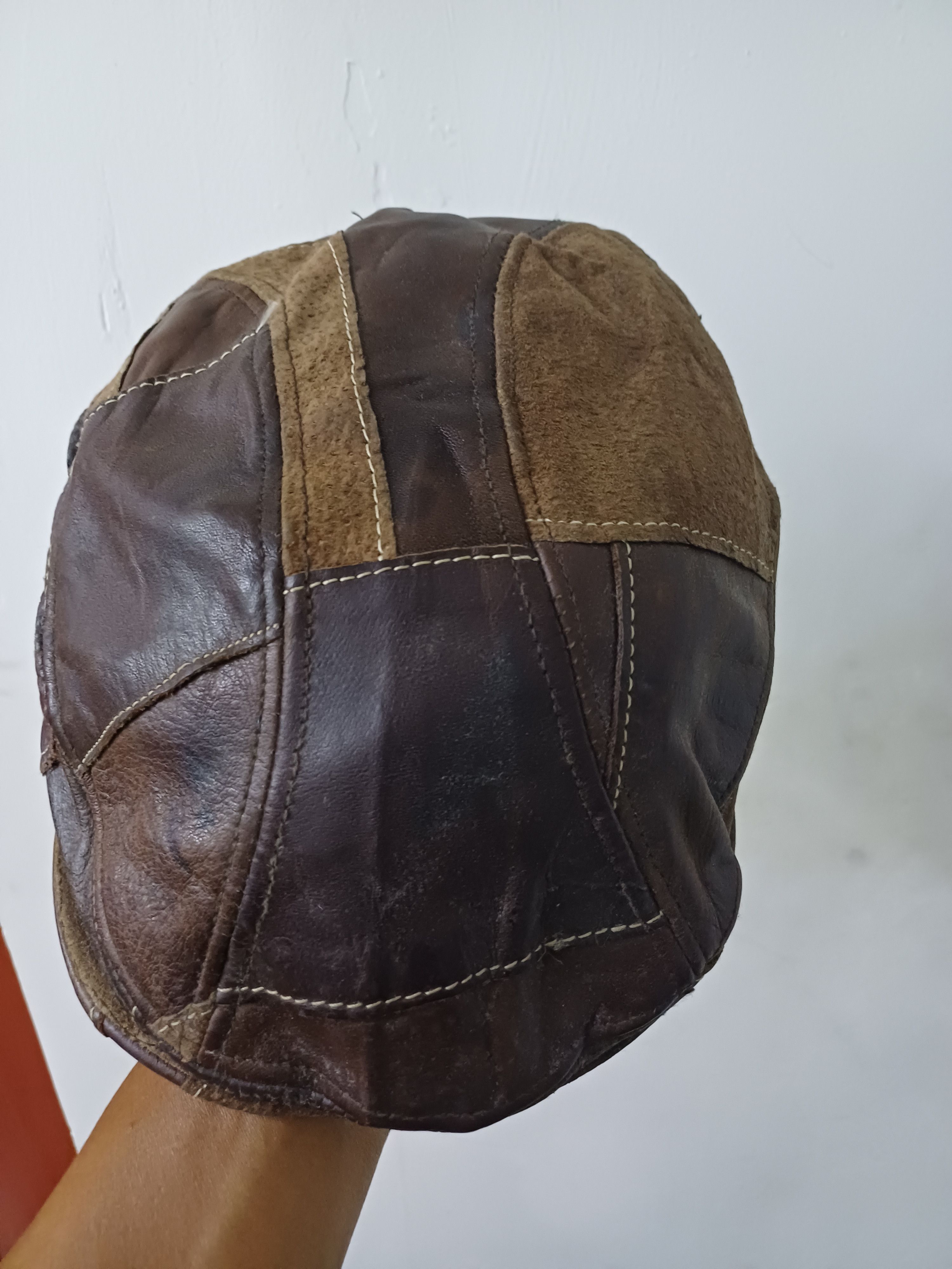 Vintage vintage leather new york hat.co Size ONE SIZE - 1 Thumbnail