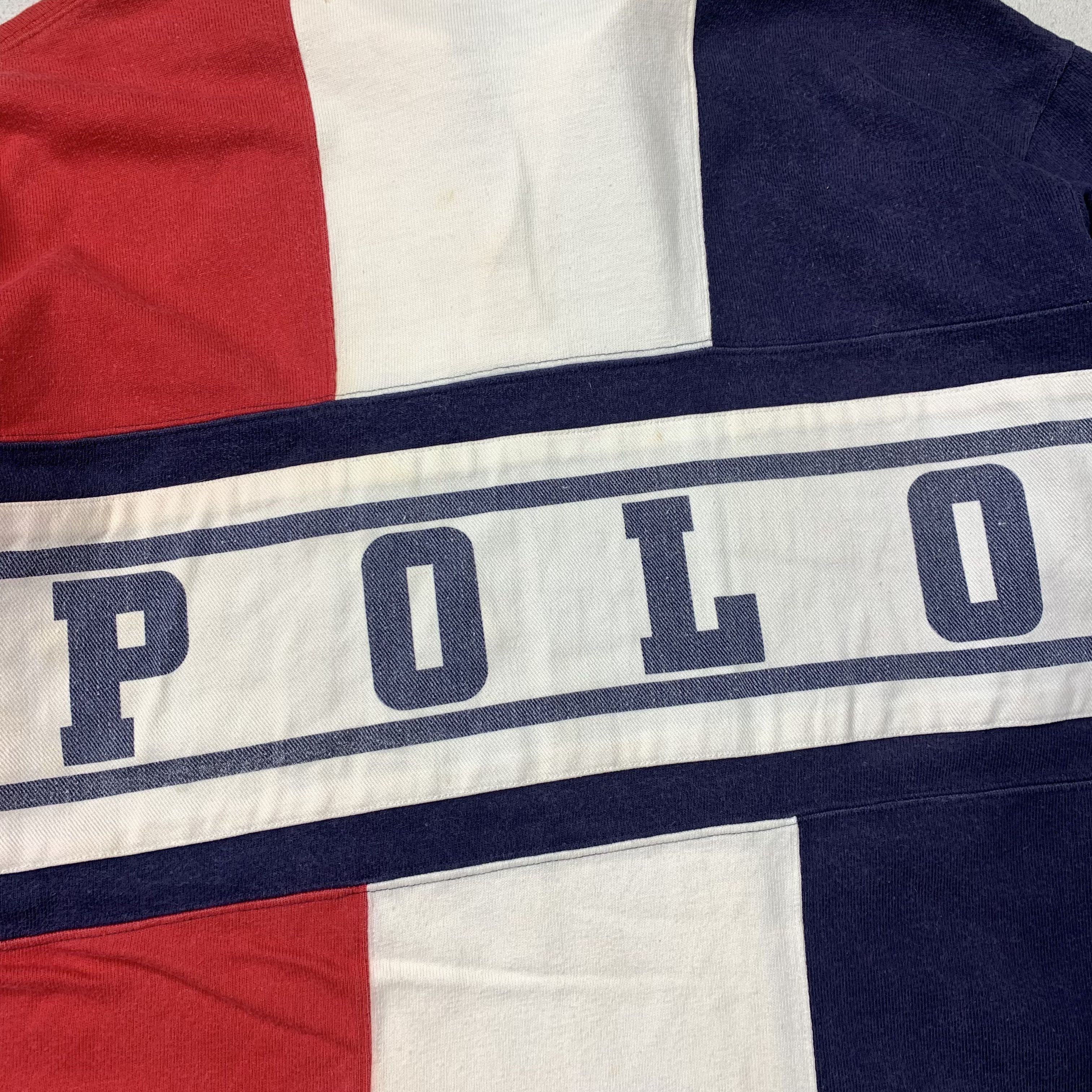 Polo Ralph Lauren Vintage Polo Ralph Lauren Rugby Shirt Size US M / EU 48-50 / 2 - 2 Thumbnail