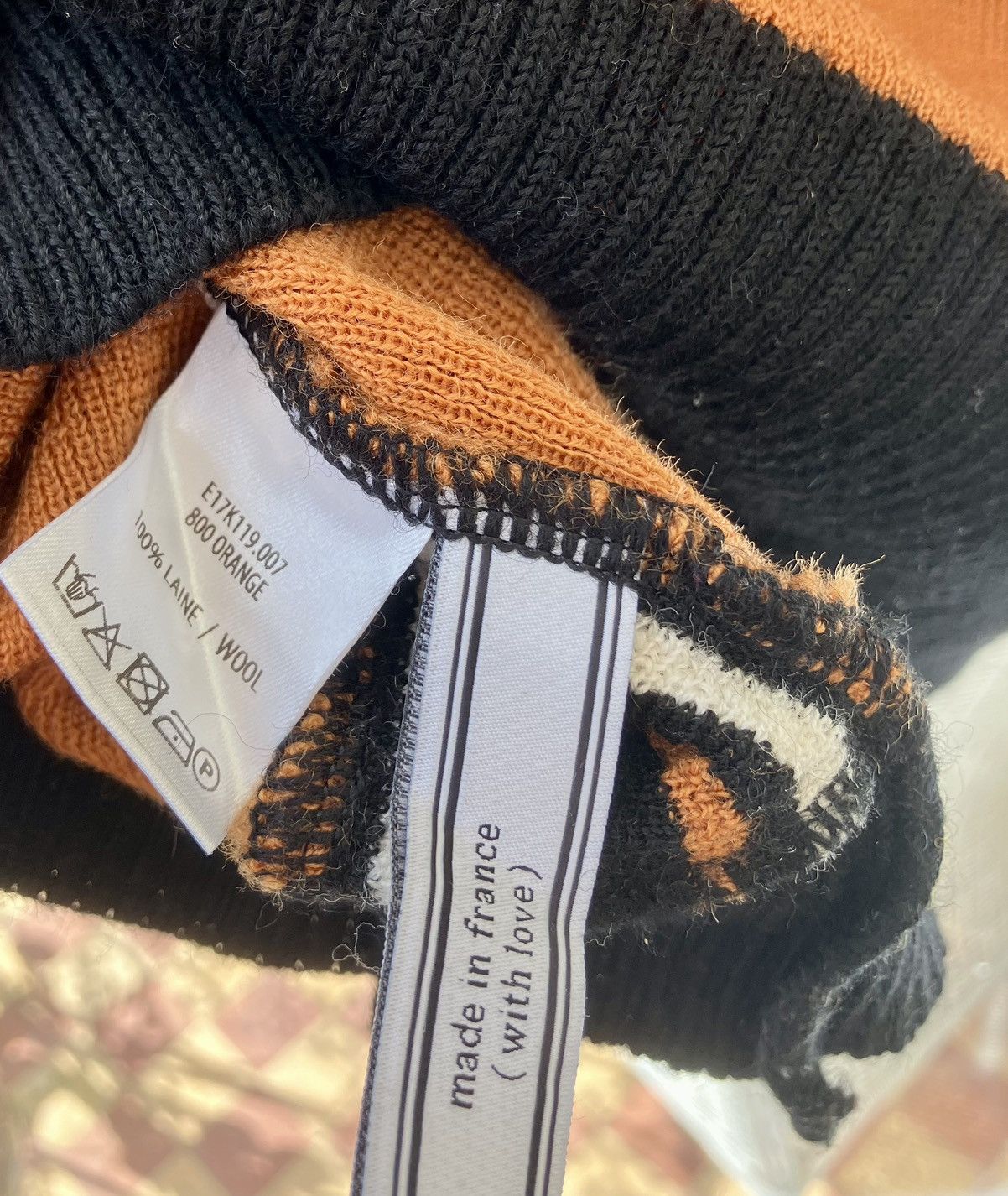 AMI AMI Mattiussi Wool Jumper RRP $300 NEW Orange Mr Porter Size US L / EU 52-54 / 3 - 9 Thumbnail