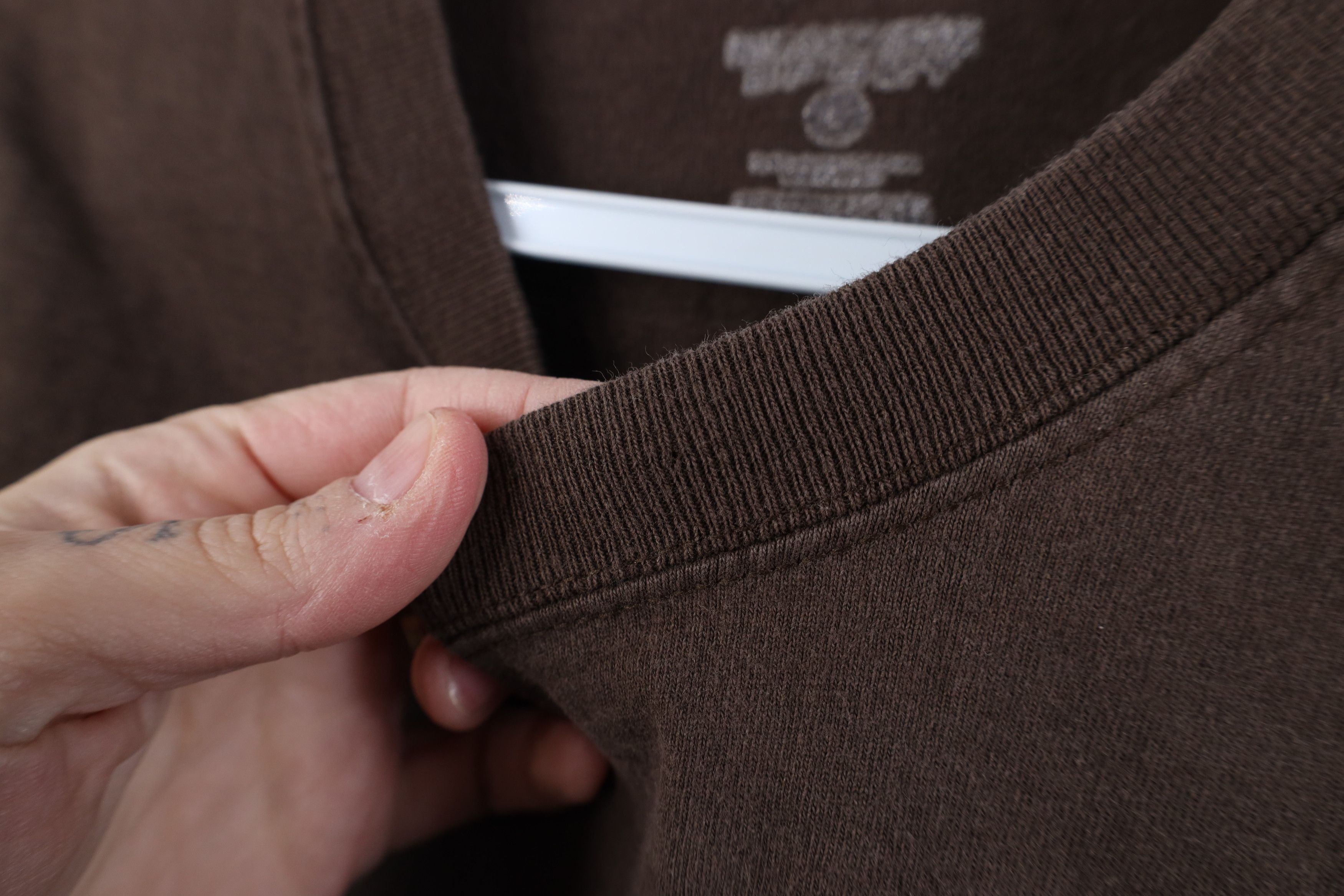 Vintage Vintage Y2K Streetwear Long Sleeve T-Shirt Brown Cotton Size US M / EU 48-50 / 2 - 4 Thumbnail