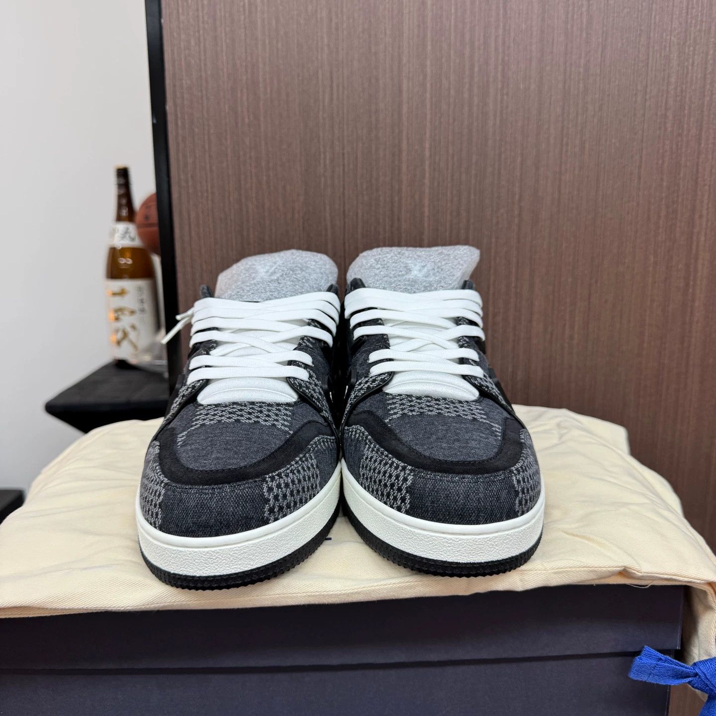 Louis Vuitton LV Damier Denim Trainer US 11 Size US 11 / EU 44 - 3 Thumbnail