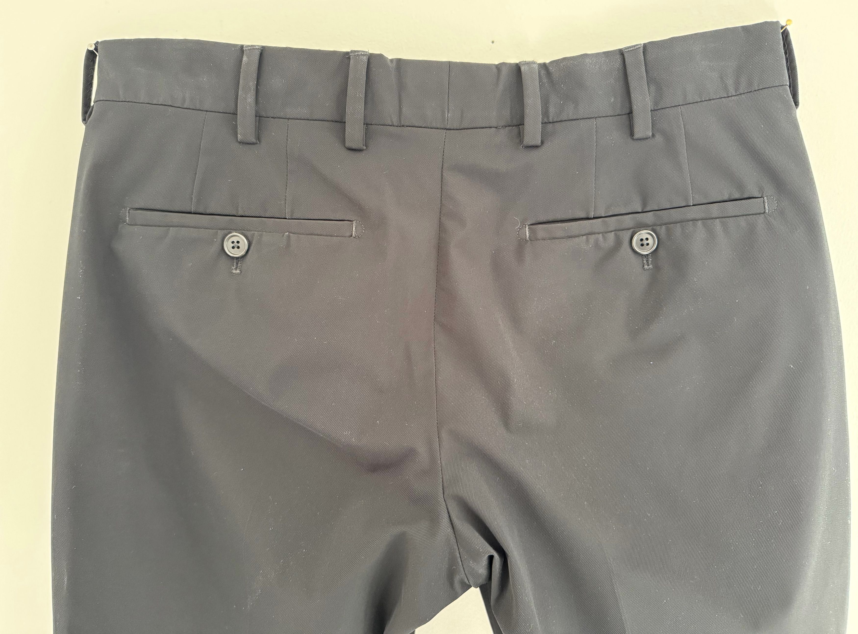 Prada Black Tech Twill Trousers Size US 32 / EU 48 - 4 Thumbnail