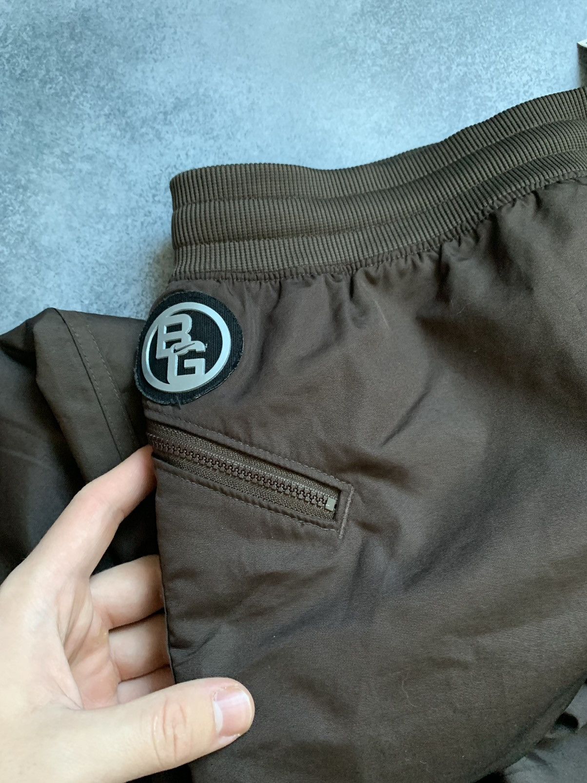 Nike × Vintage Vintage Nike Track Side Button Pants Drill Y2K style Swoosh Size US 36 / EU 52 - 6 Thumbnail